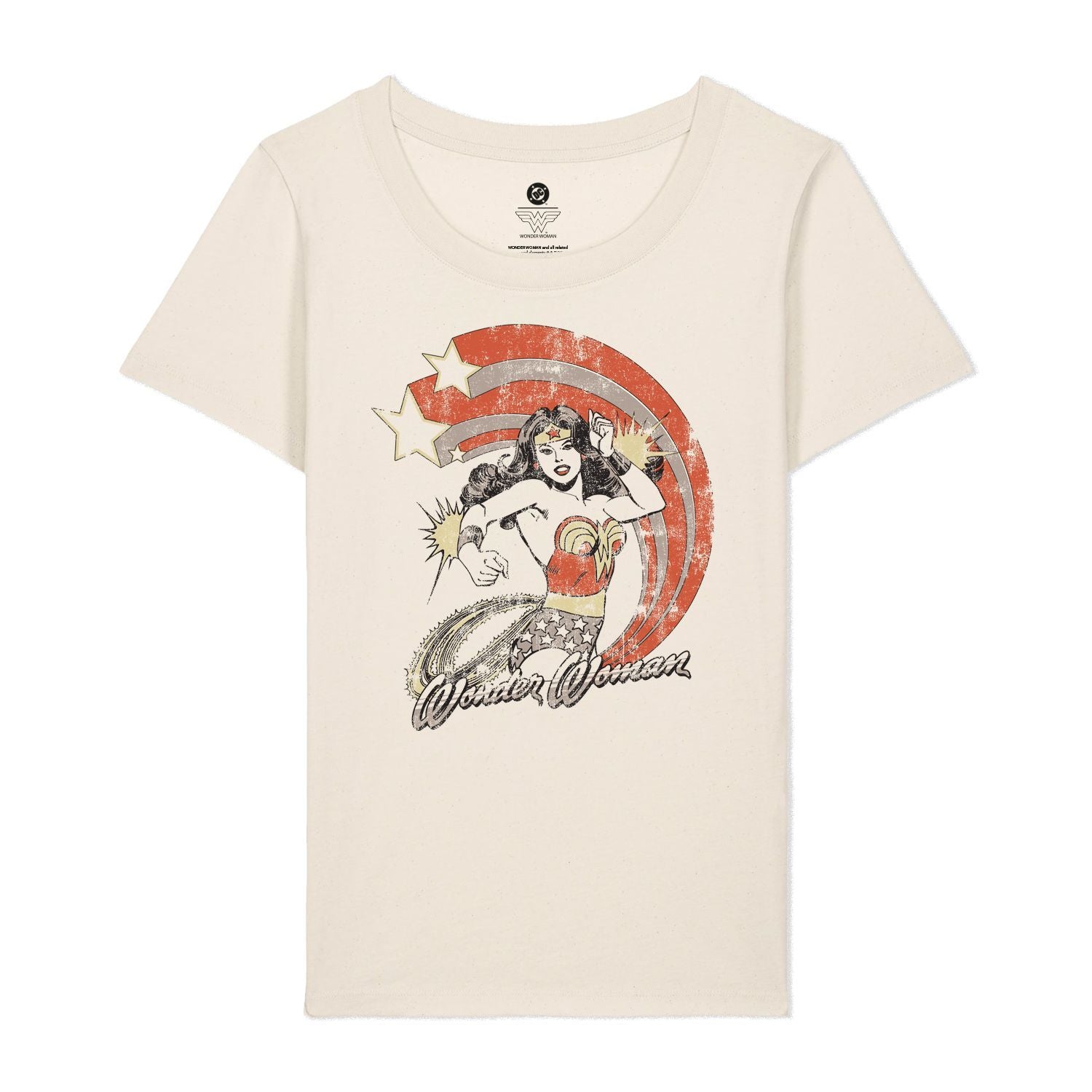 Natural Raw Printed T-shirt Front