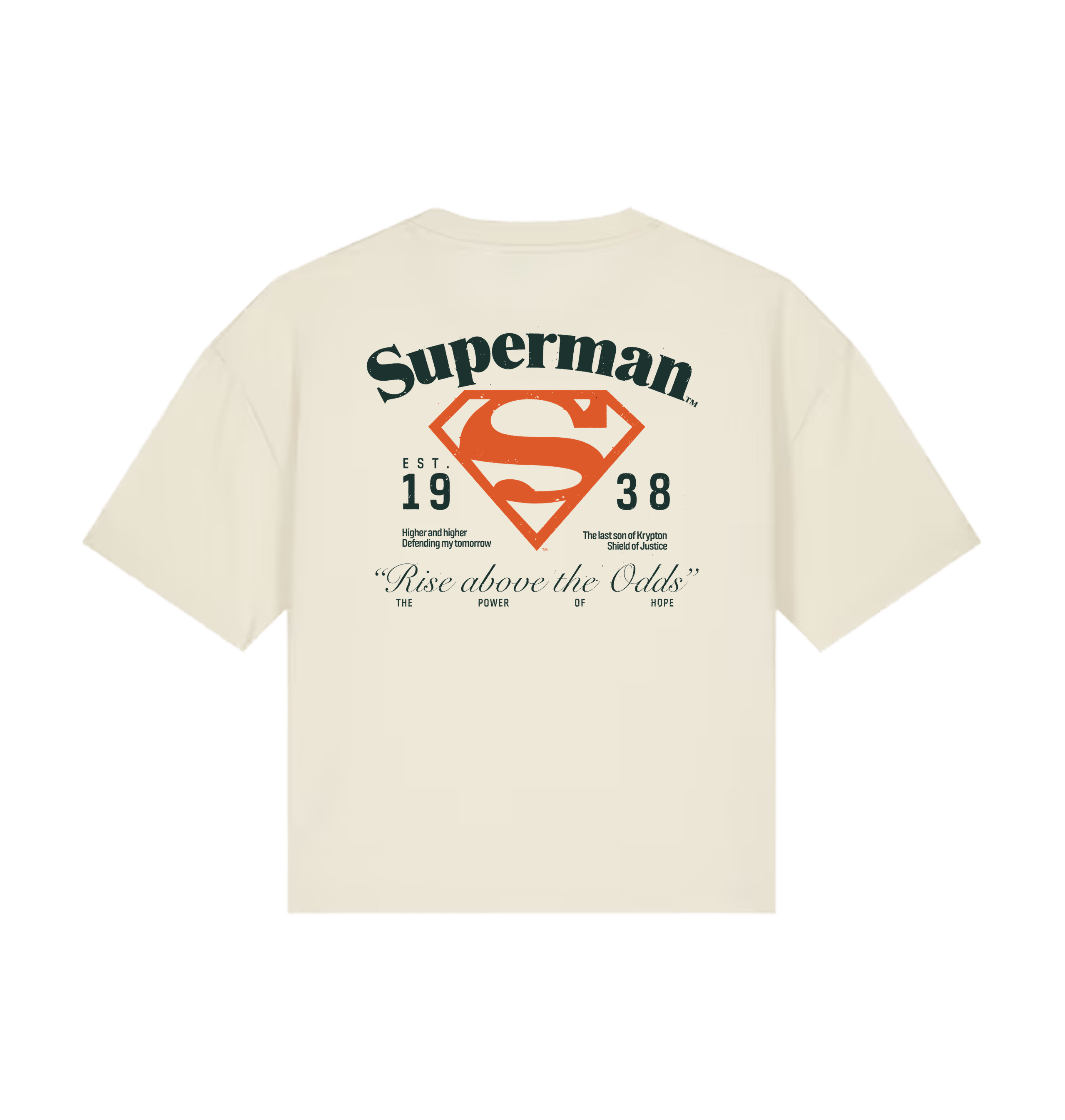 Natural Raw Printed T-shirt Back