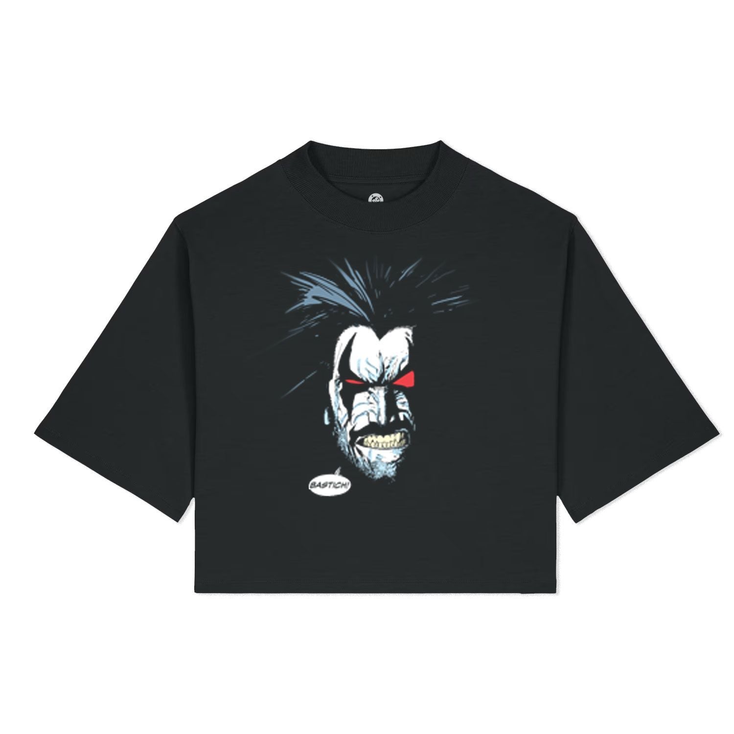 Black Printed T-shirt Front