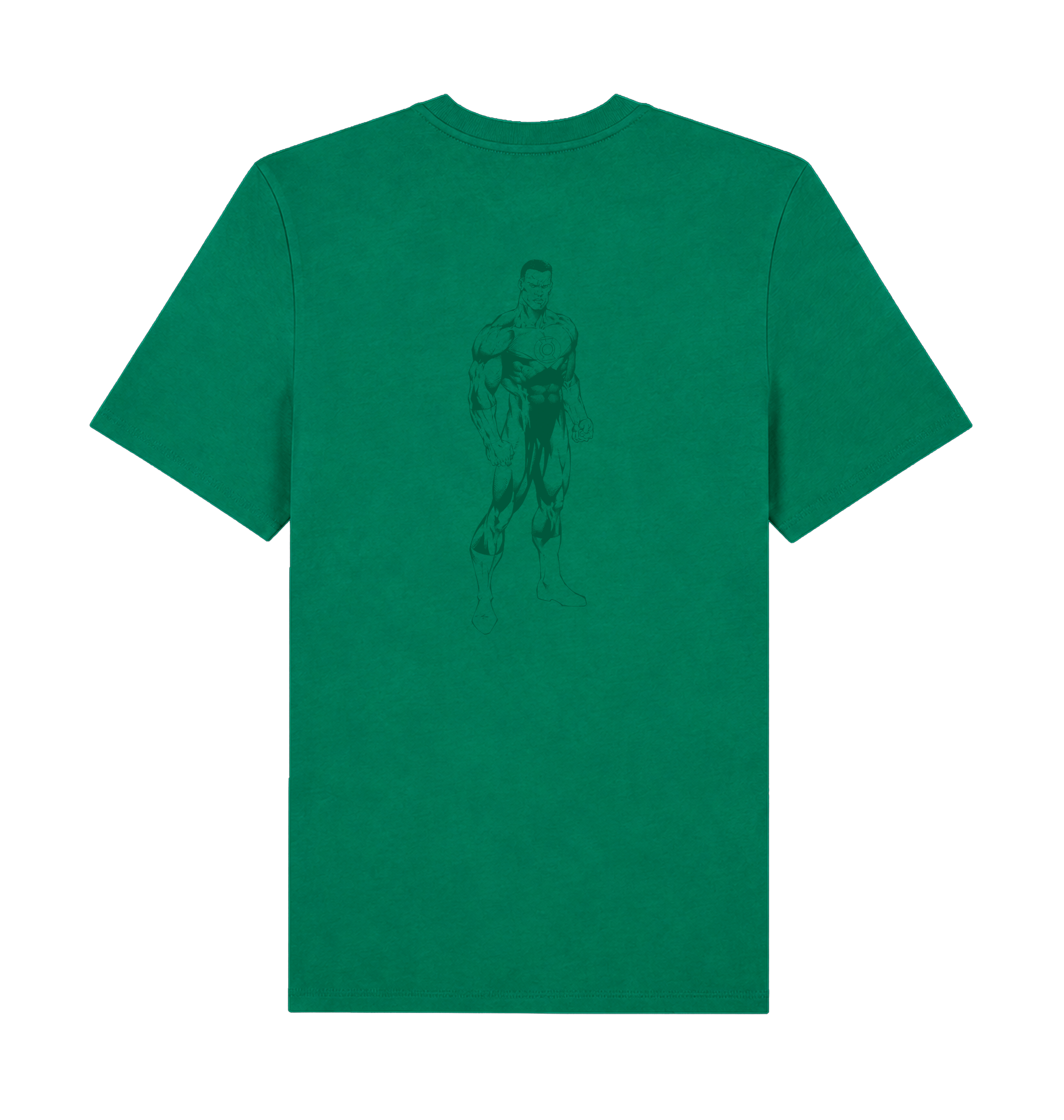 Verdant Green Printed T-shirt Back