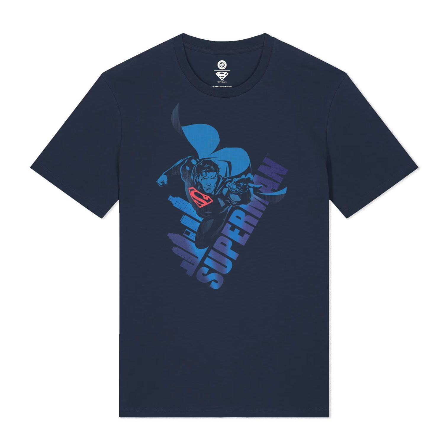 French Navy Printed T-shirt Front