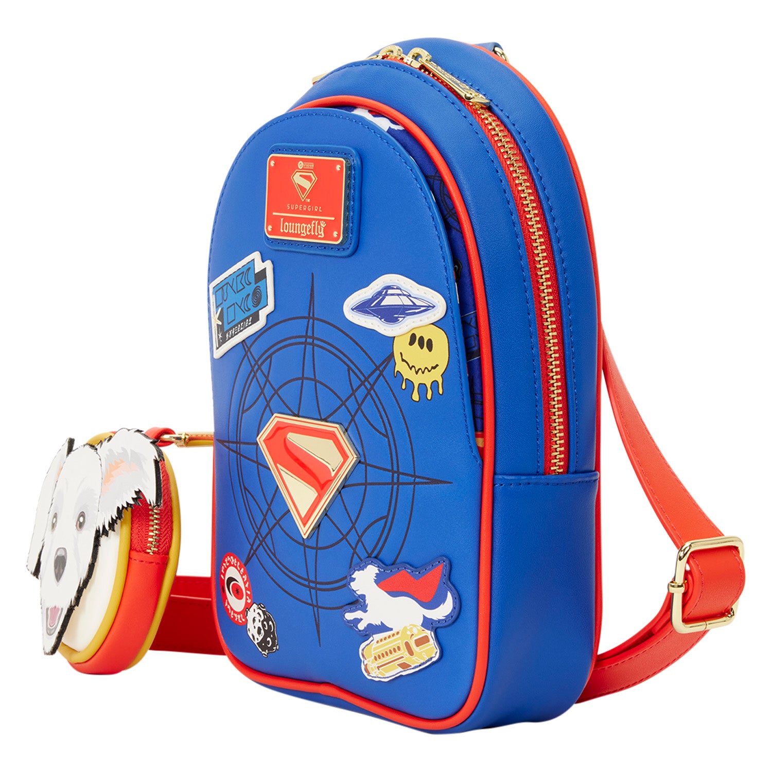 Supergirl Loungefly Krypto Sling Crossbody Bag
