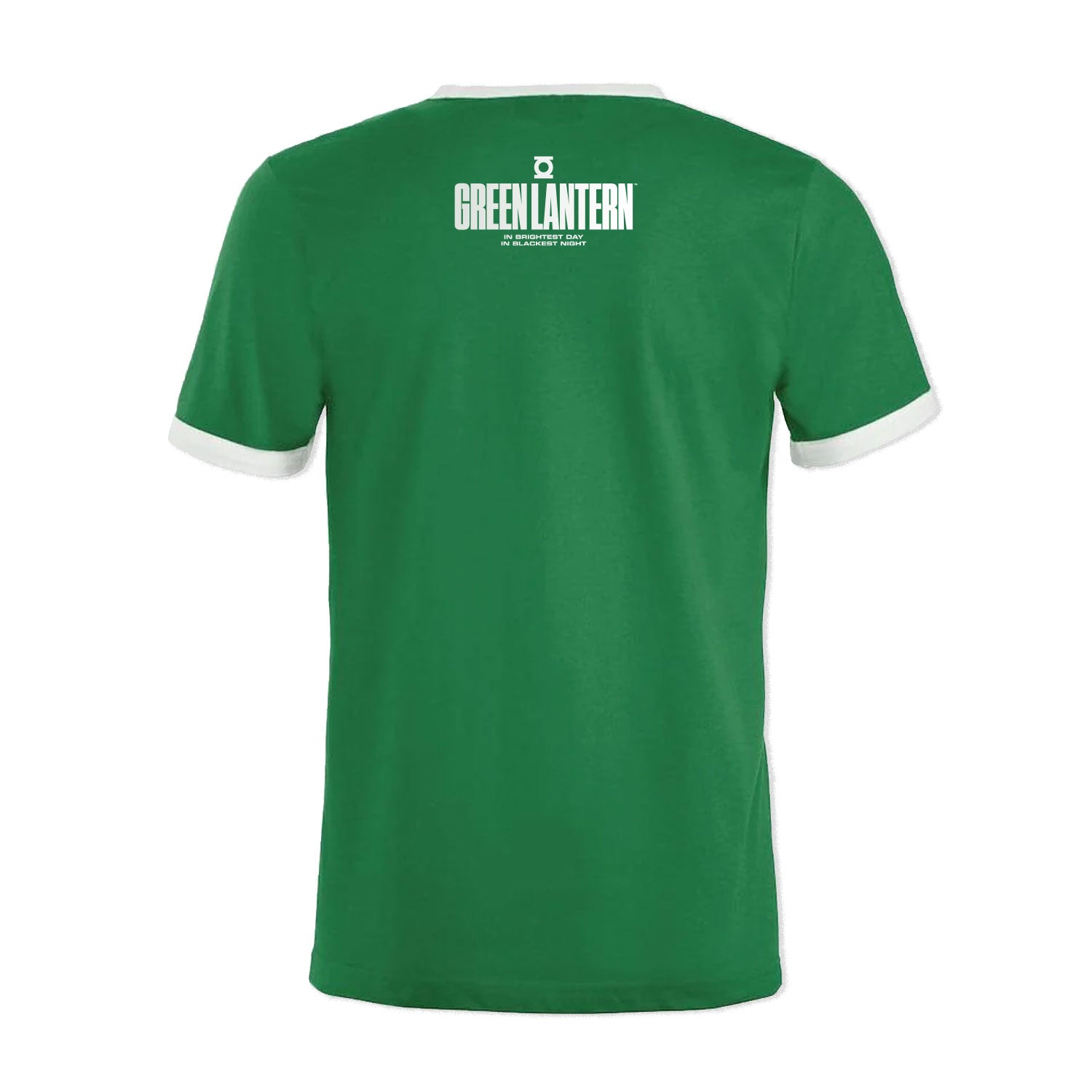 Green Lantern Classic Emblem Unisex Ringer T-Shirt EV-DC Comics