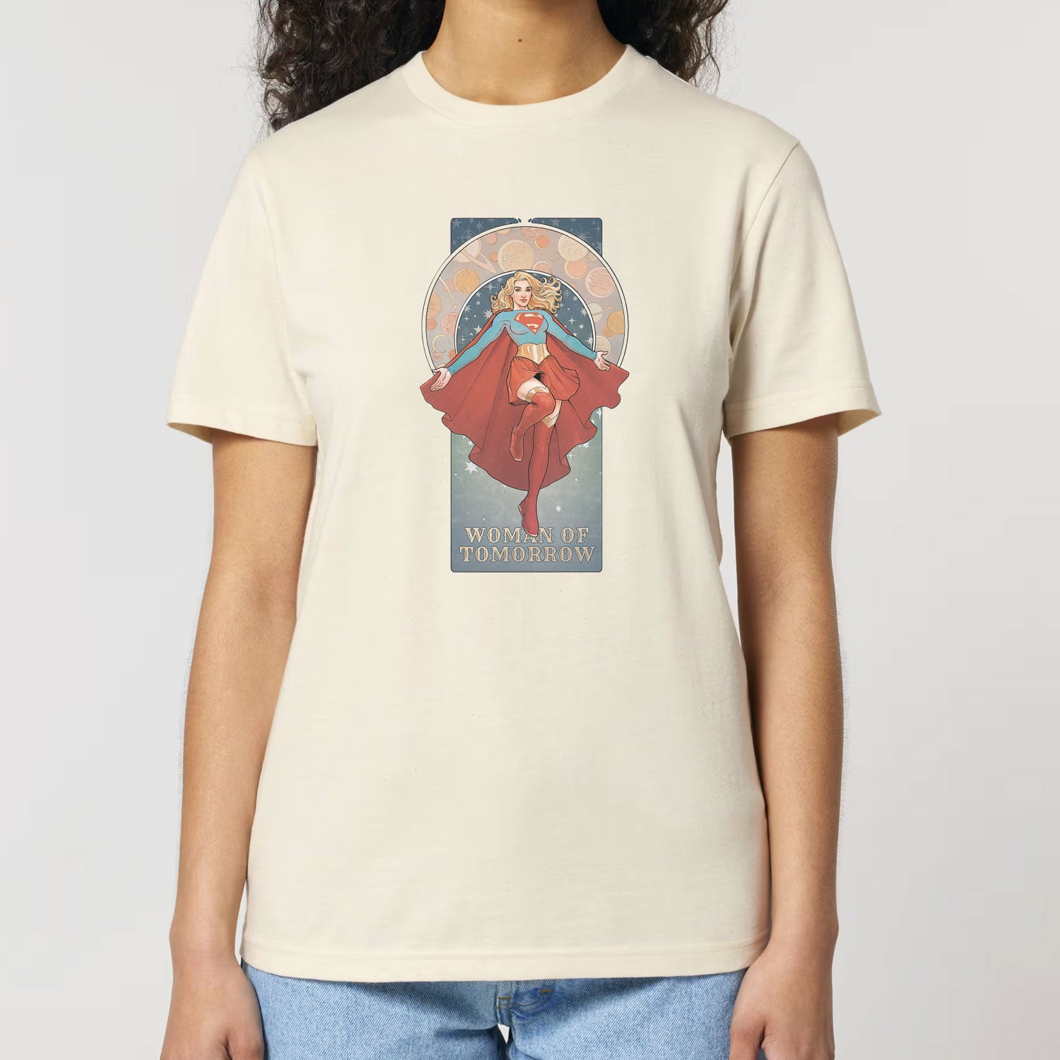 Supergirl Art Nouveau Unisex T-Shirt