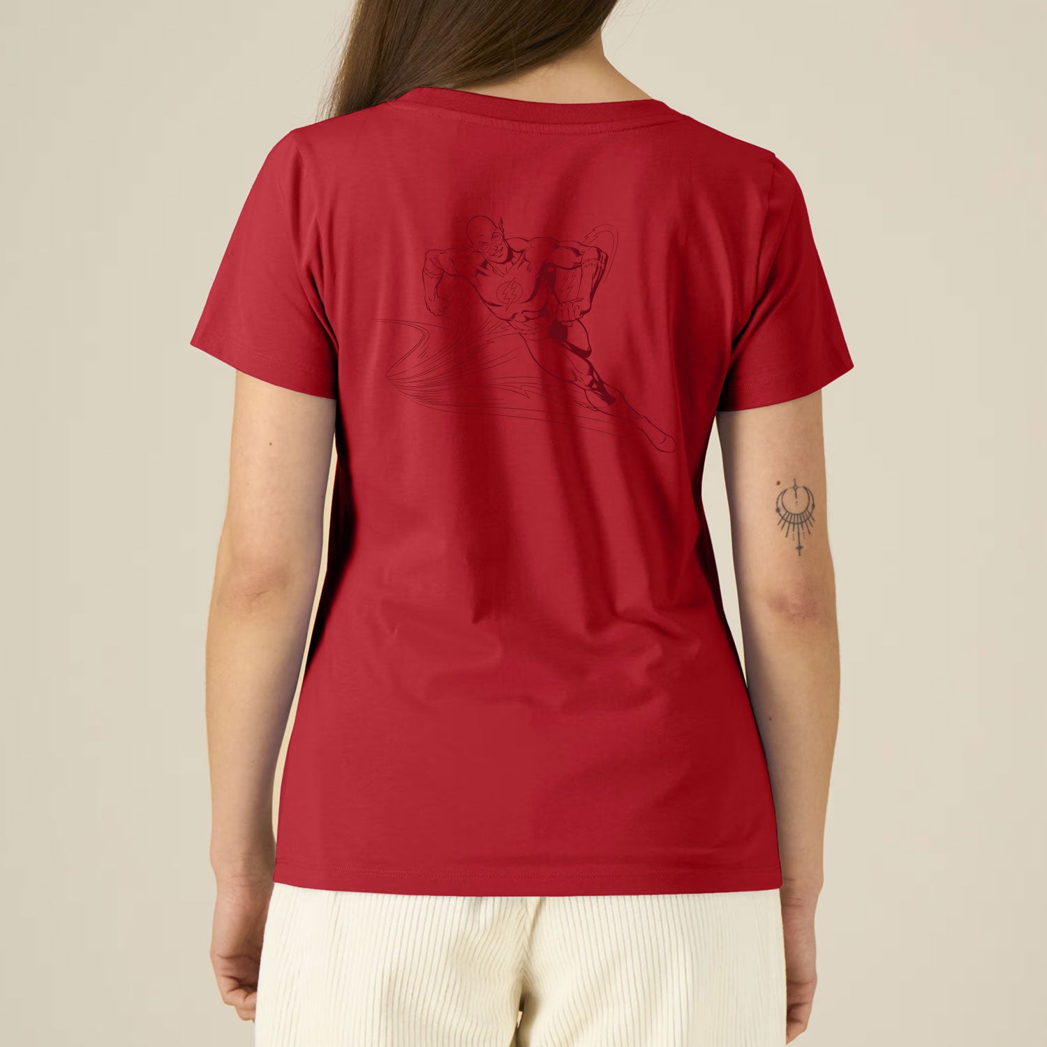 The Flash Classic Emblem Women's T-Shirt EV-DC Comics