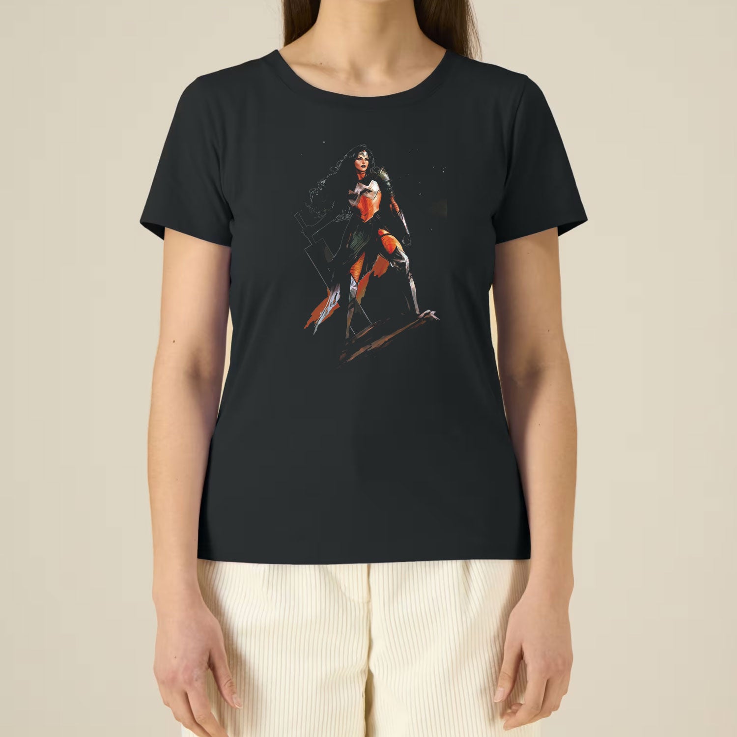 Absolute Wonder Woman Sozomaika Variant Ladies T-shirt EV-DC Comics