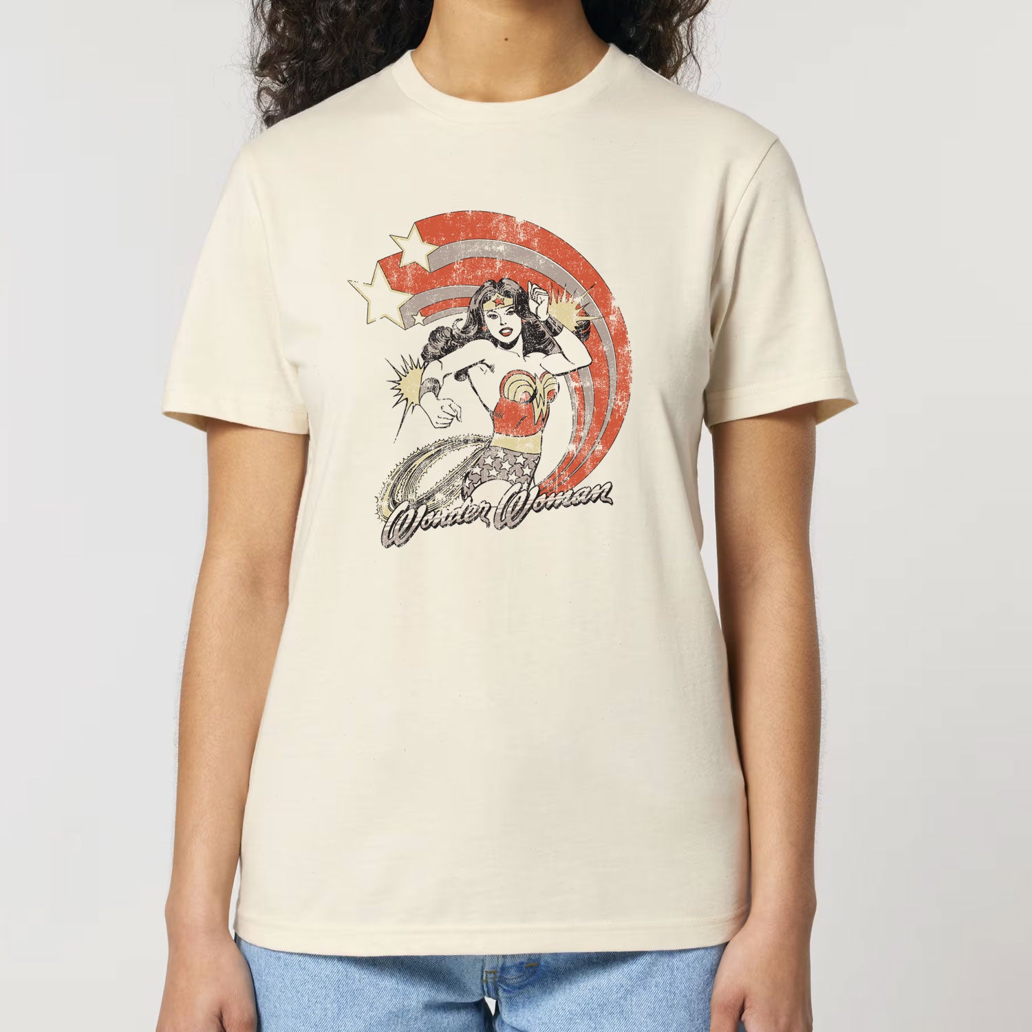 Wonder Woman Distressed Graphic Unisex T-Shirt