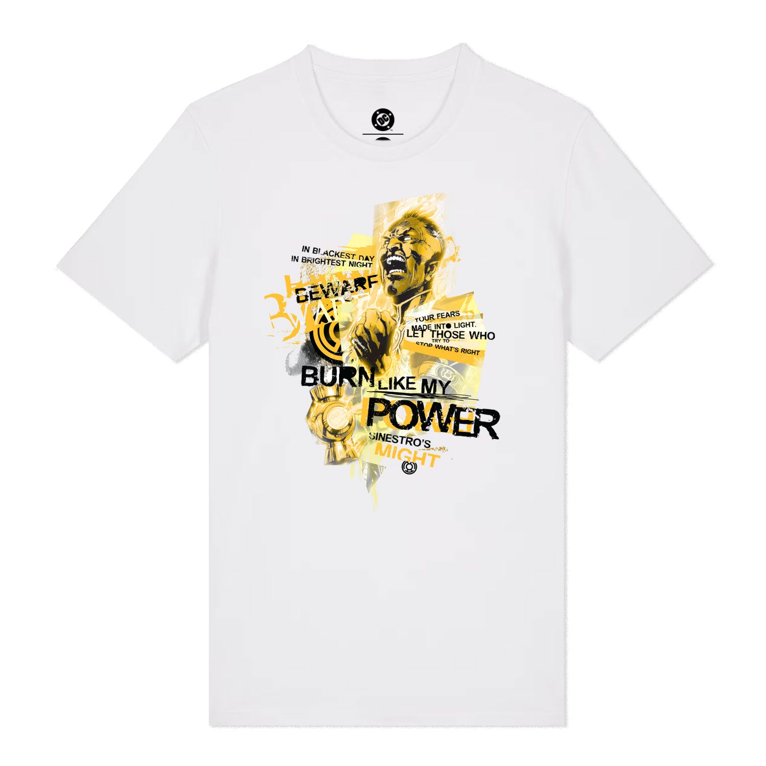 Yellow Lantern Sinestro Unisex T-Shirt EV-DC Comics