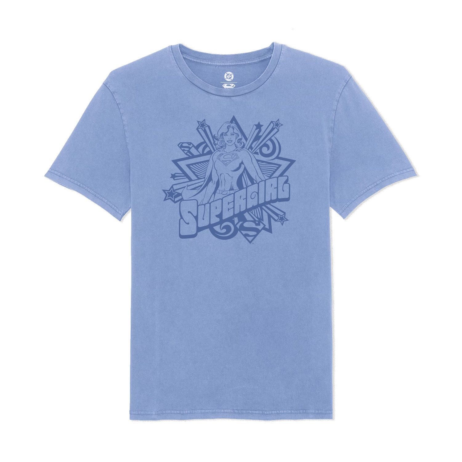 Dyed Swimmer Blue Printed T-shirt Front