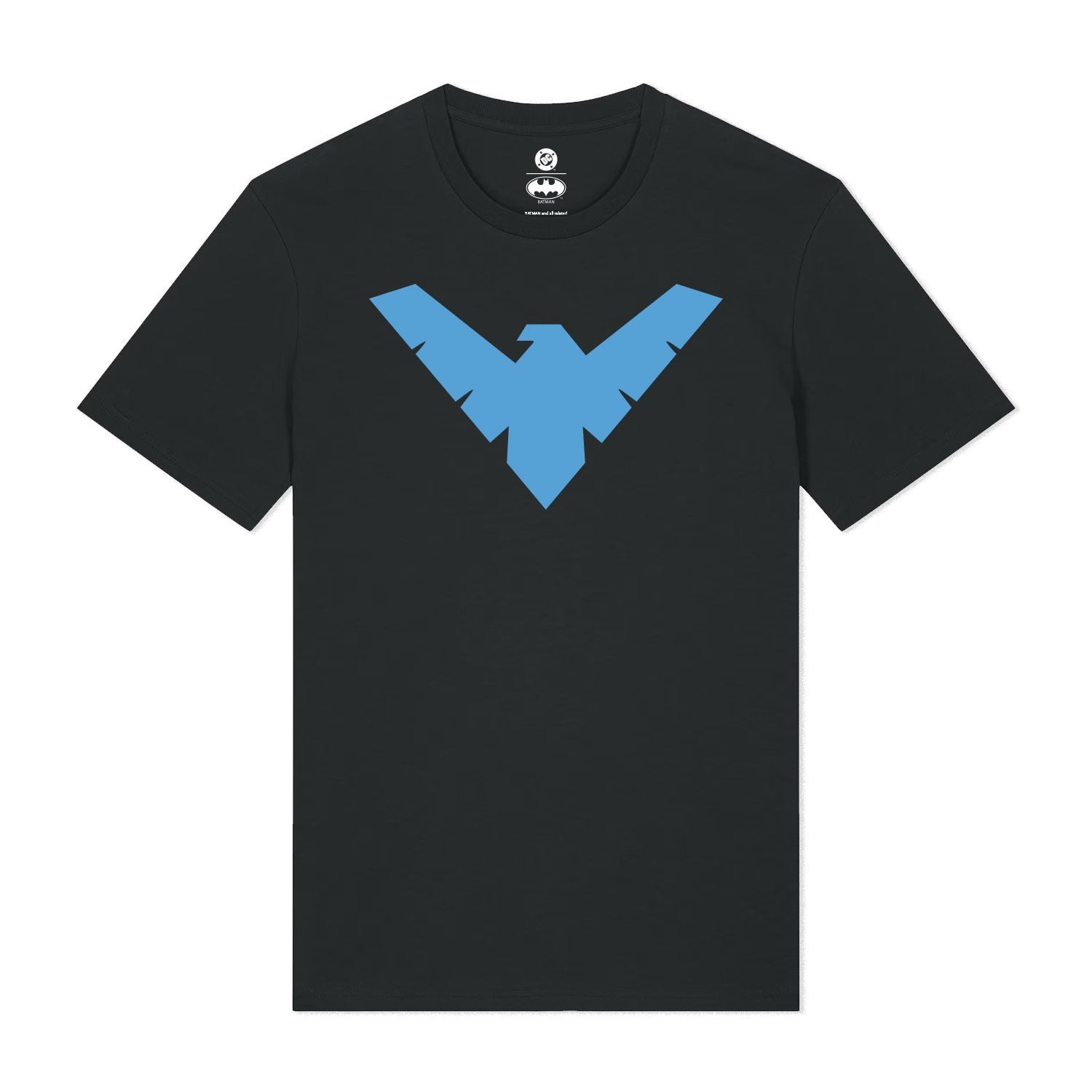 Black Printed T-shirt Front