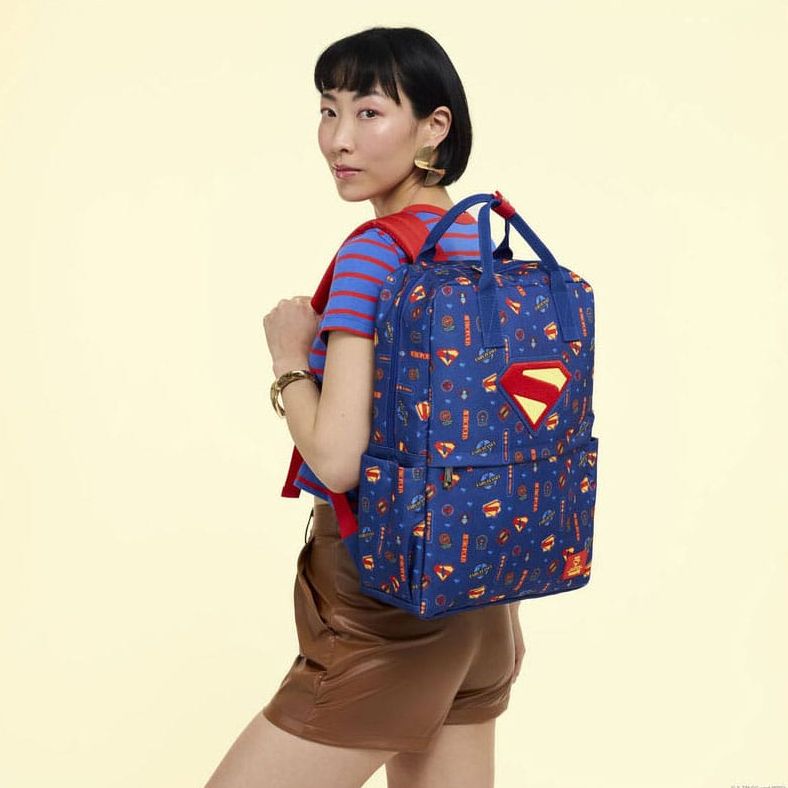 Blue Backpacks Front