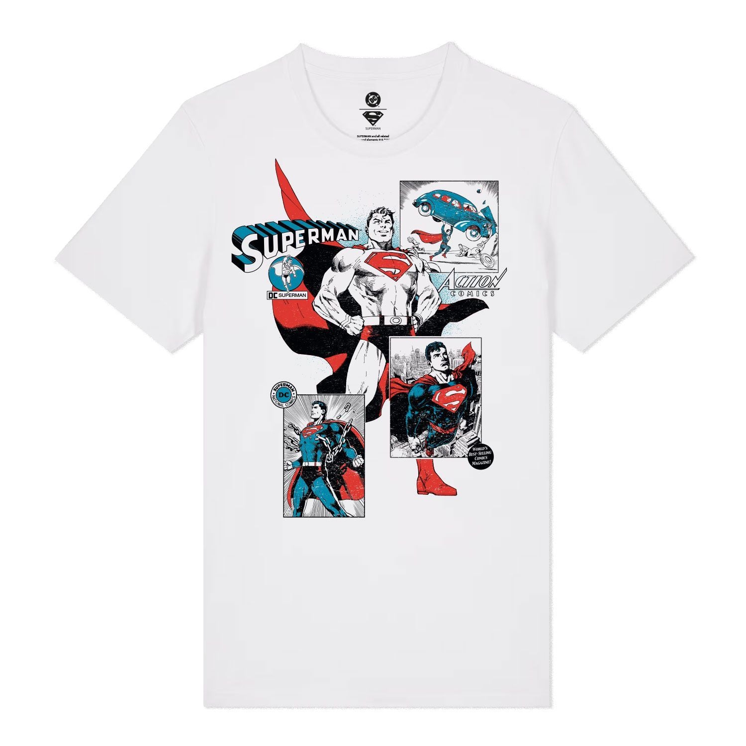 White Printed T-shirt Front