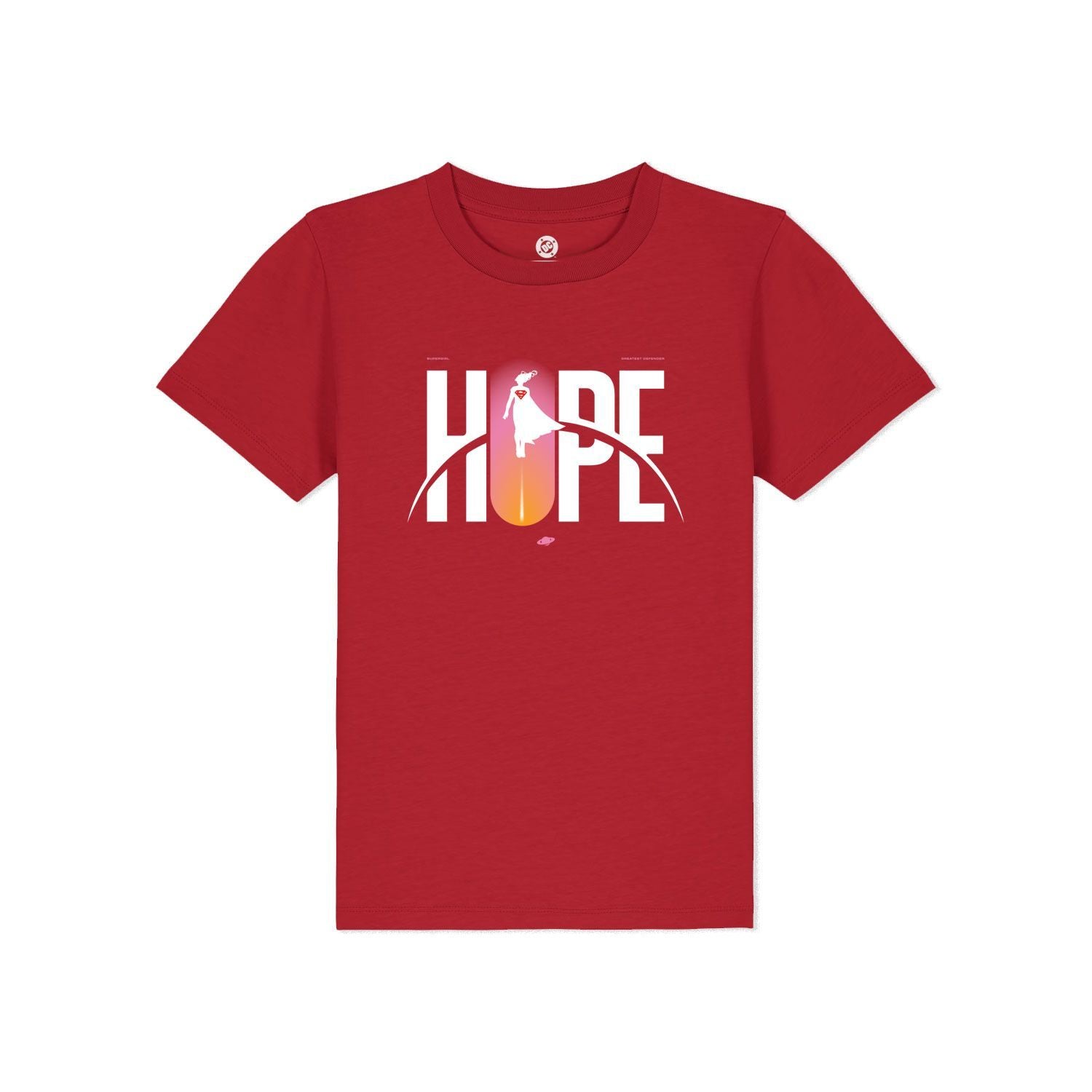 Red Printed Kids T-Shirt Front