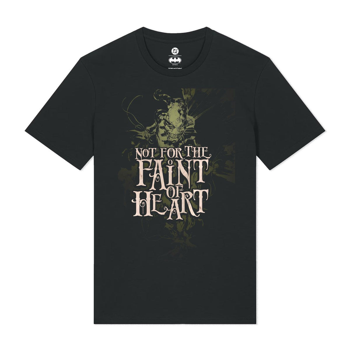Black Printed T-shirt Front