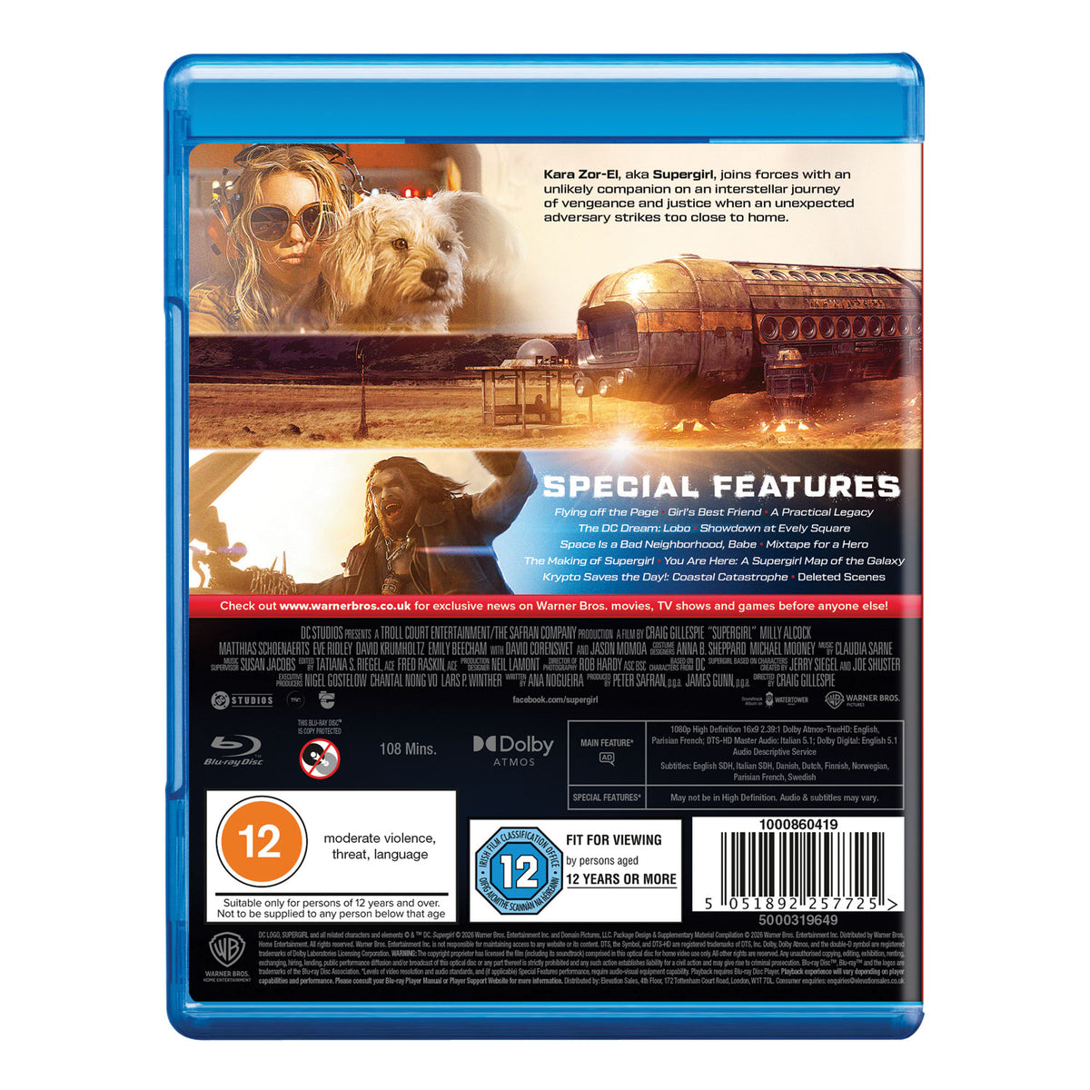 Supergirl (2026) Blu-ray EV-DC Comics