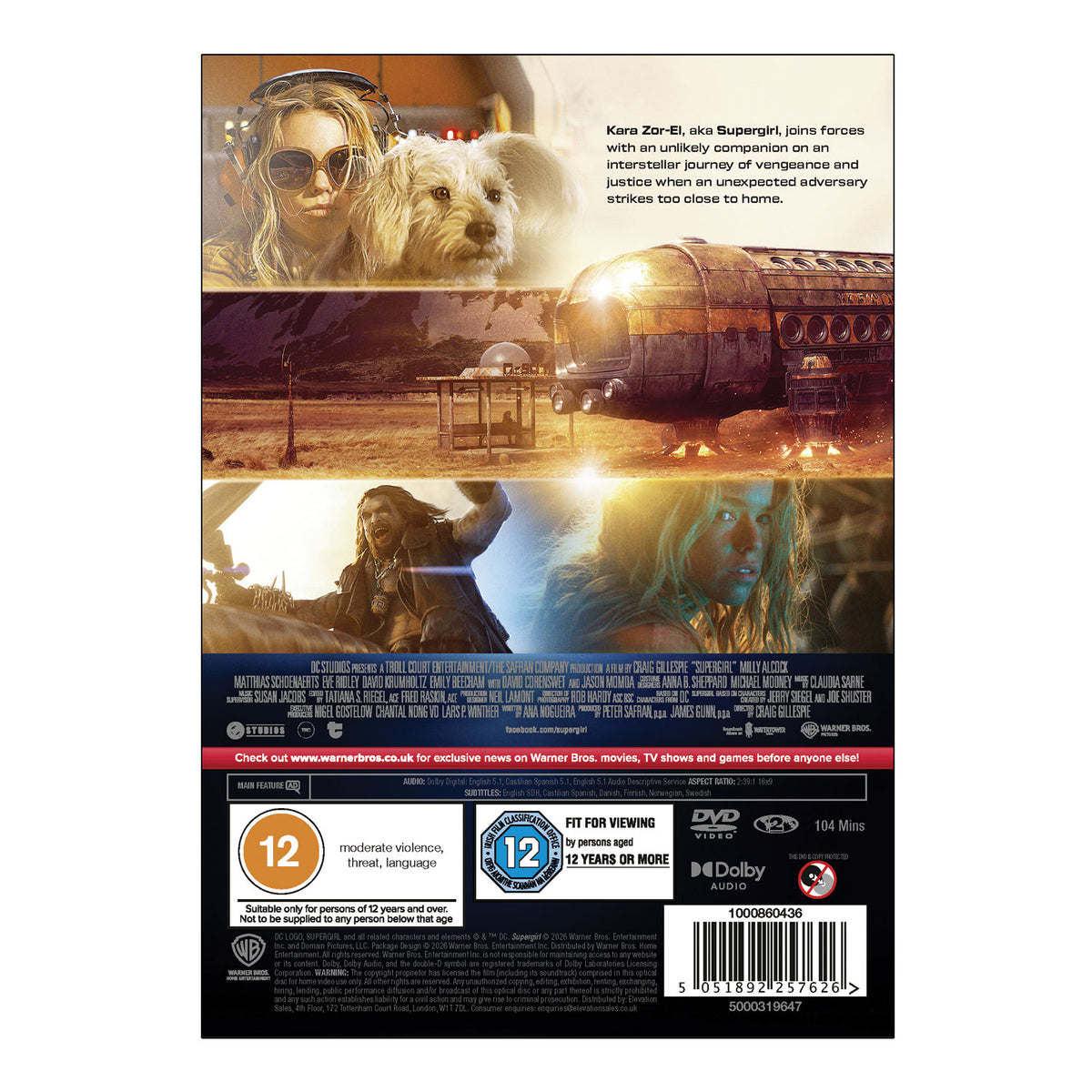 Supergirl (2026) DVD EV-DC Comics