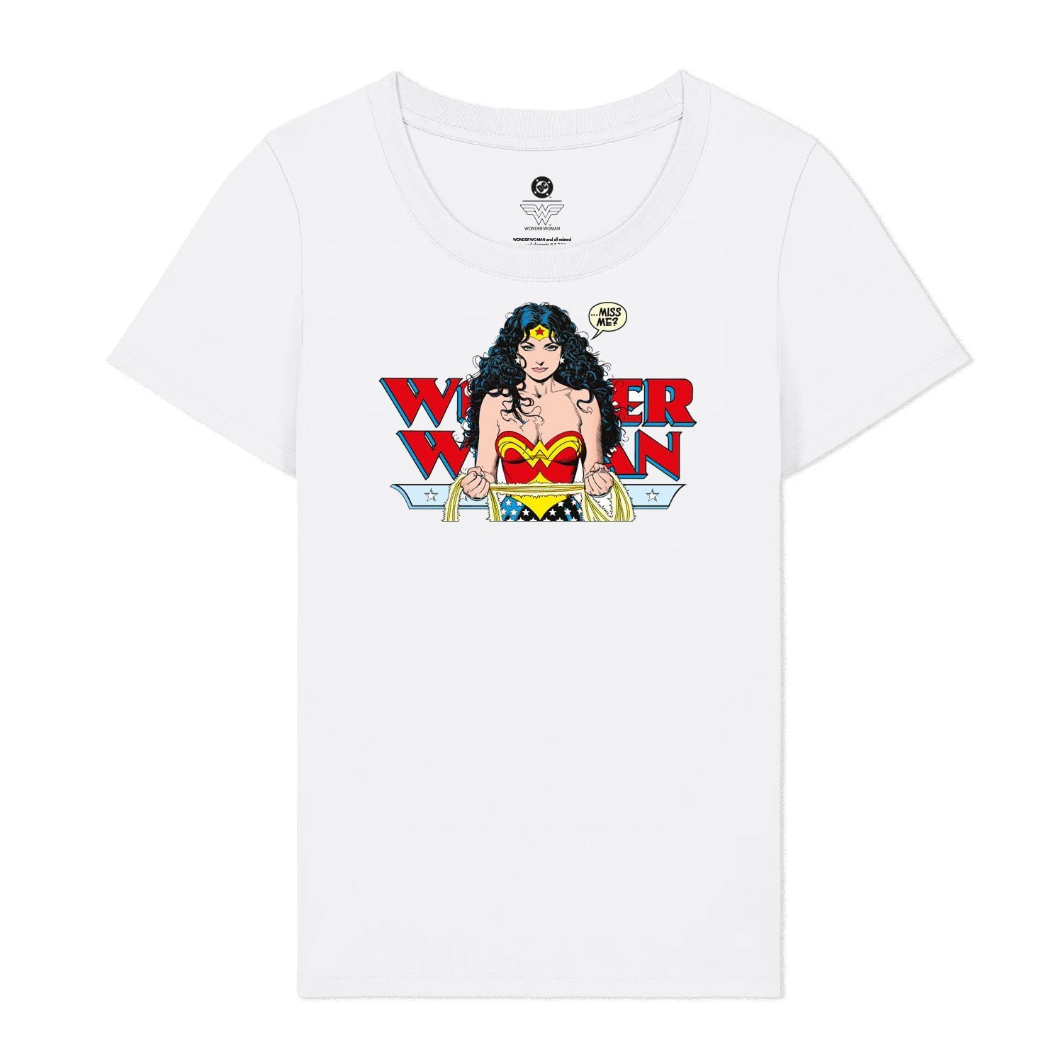 White Printed T-shirt Front