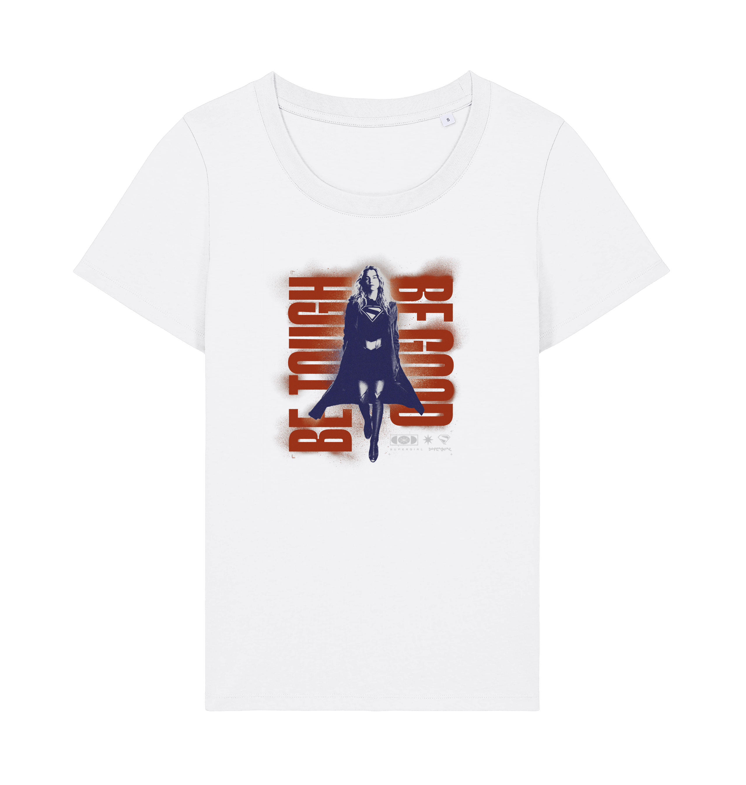 White Printed T-shirt Front