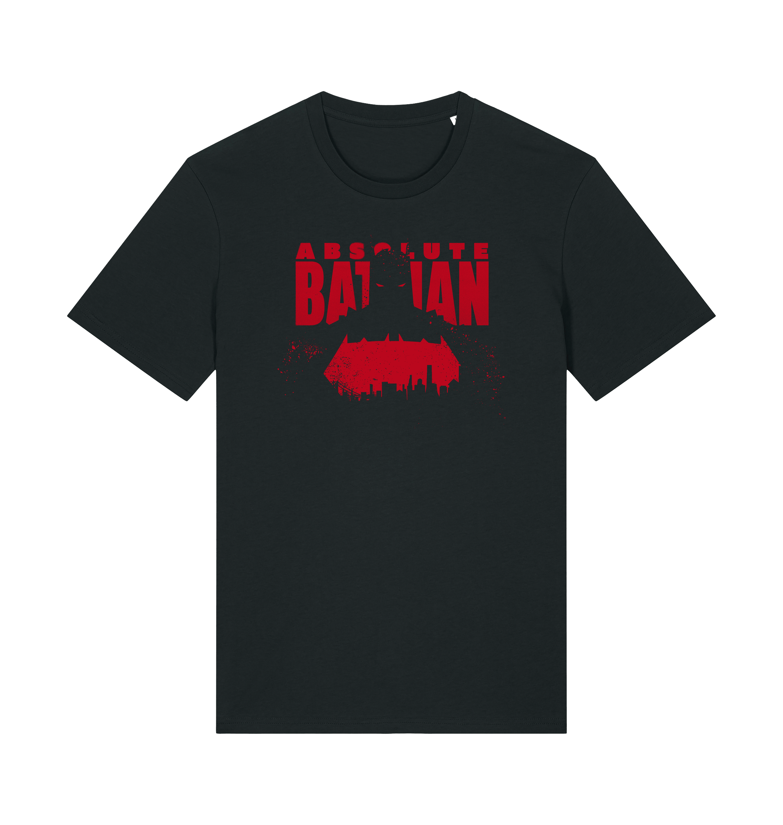 Black Printed T-shirt Front