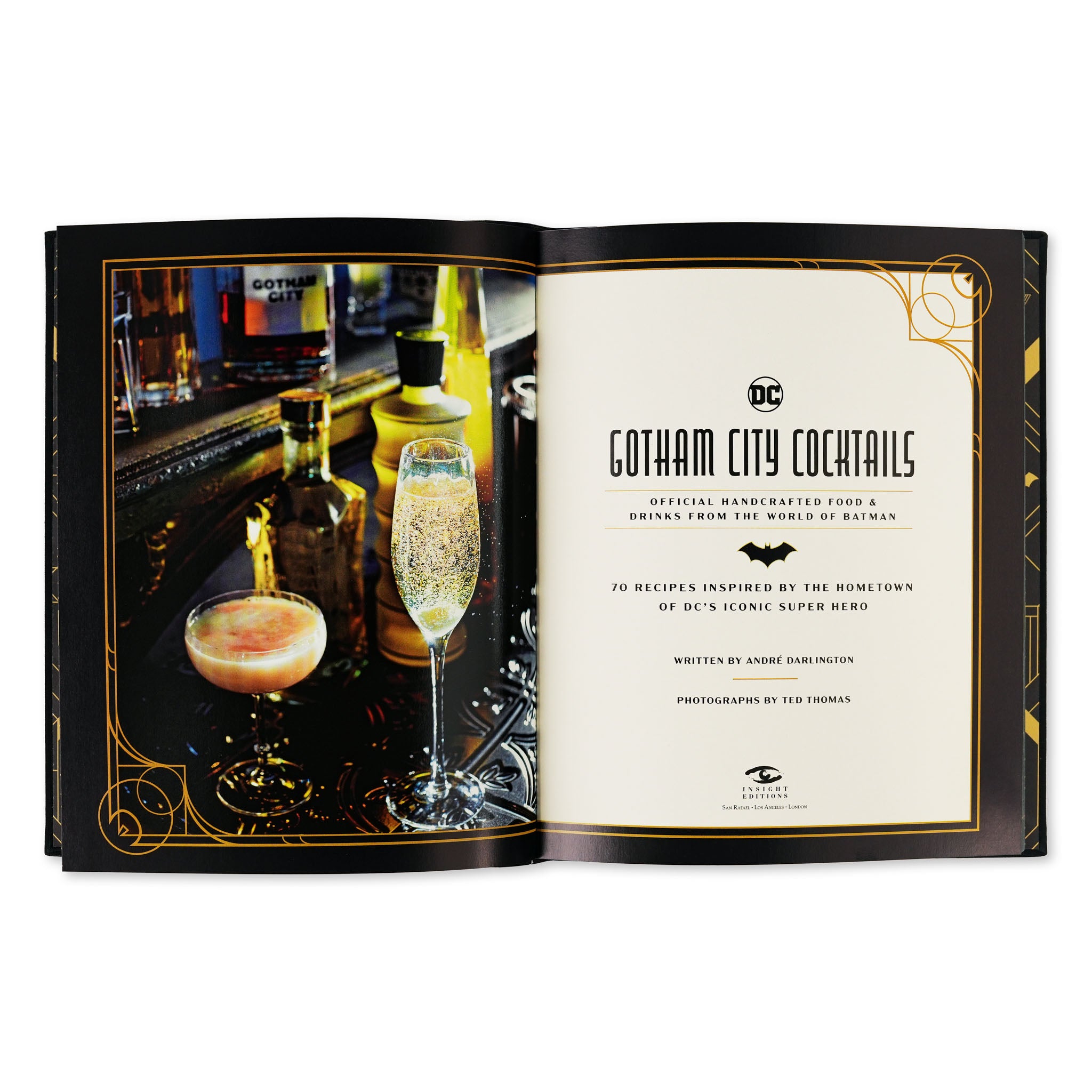 Batman Gotham City Cocktails Book & Shaker Set
