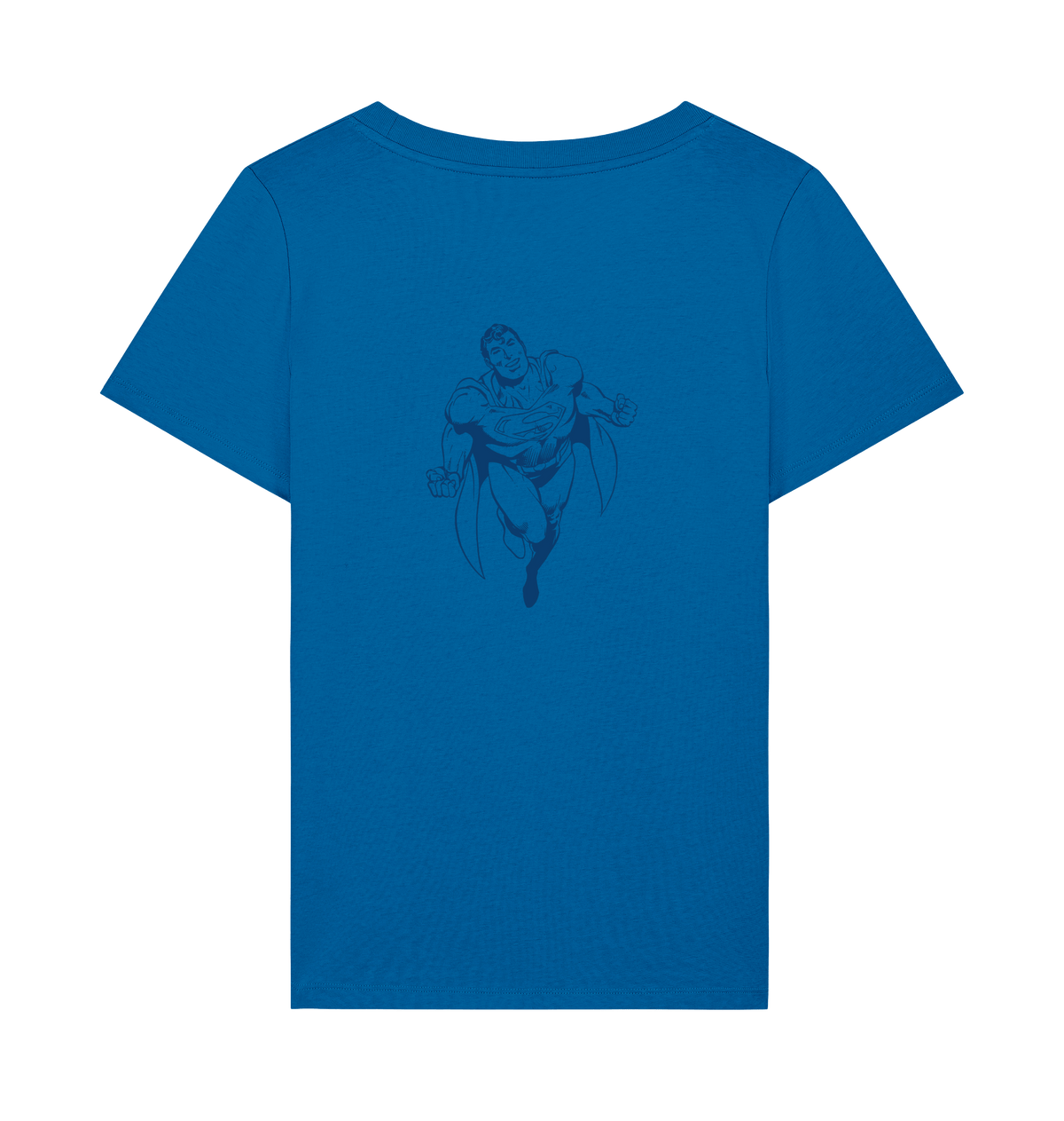 Royal Blue Printed T-shirt Back