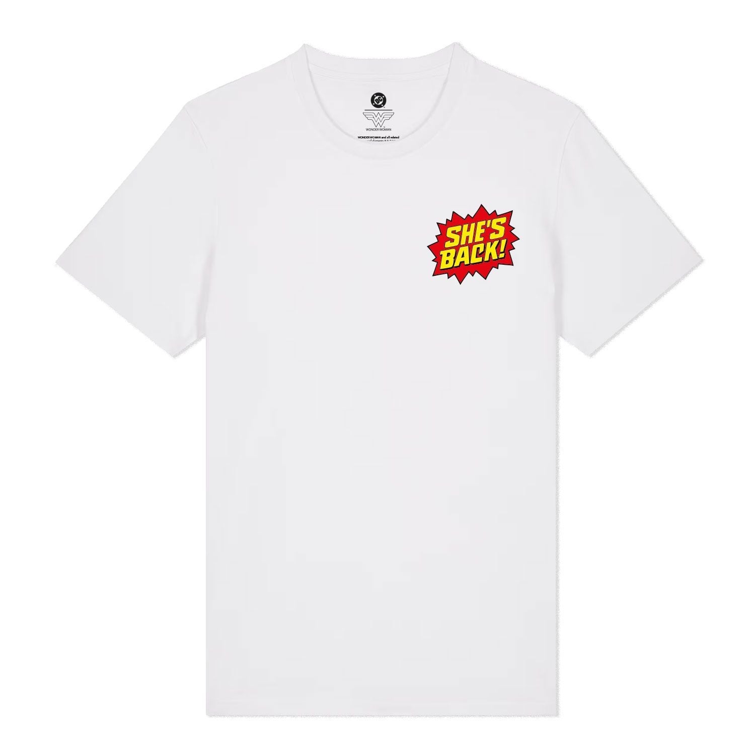 White Printed T-shirt Front