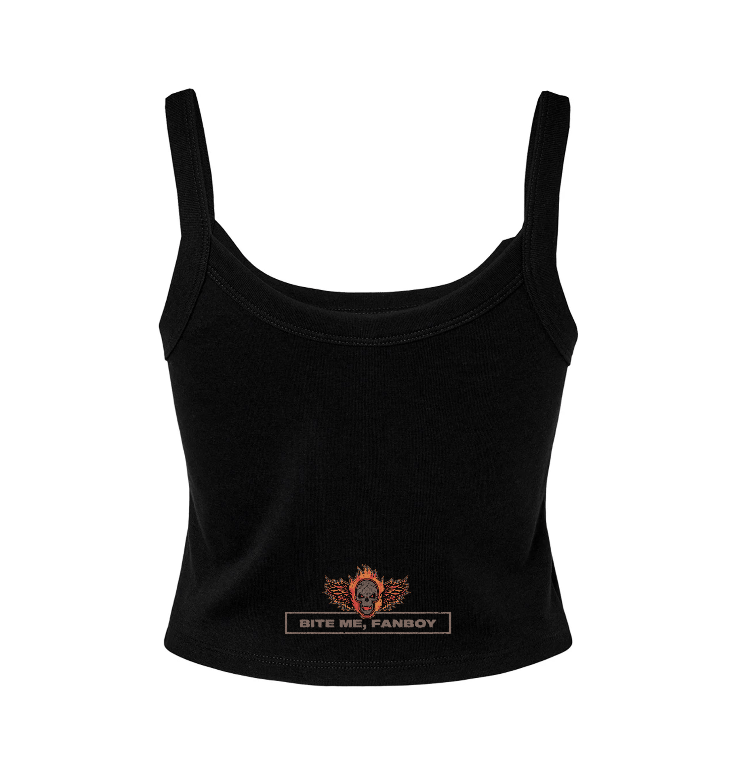 black Tank Top Back