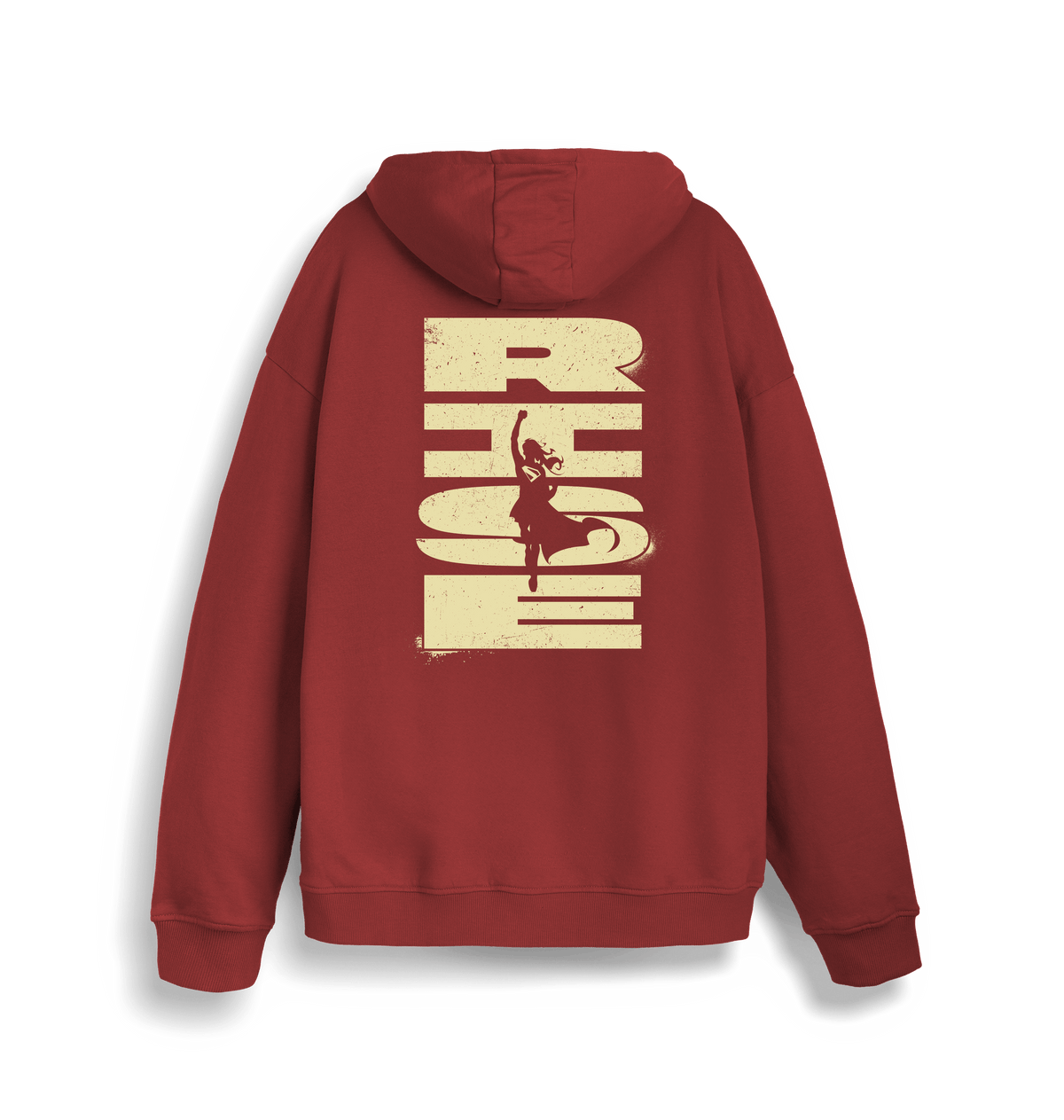 Red Earth Printed Sweater Back