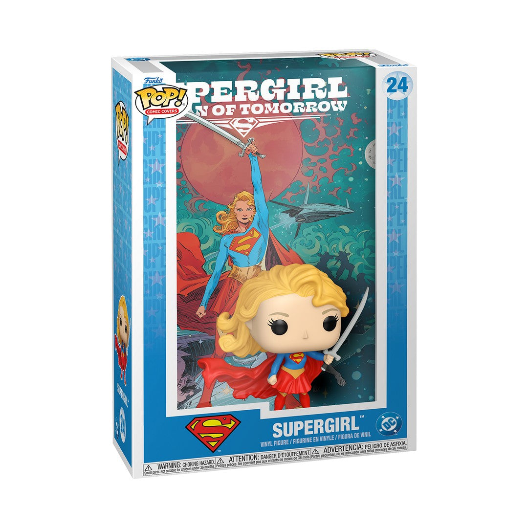 Supergirl Woman Of Tomorrow Comic Cover Funko POP! Figure In Display Case