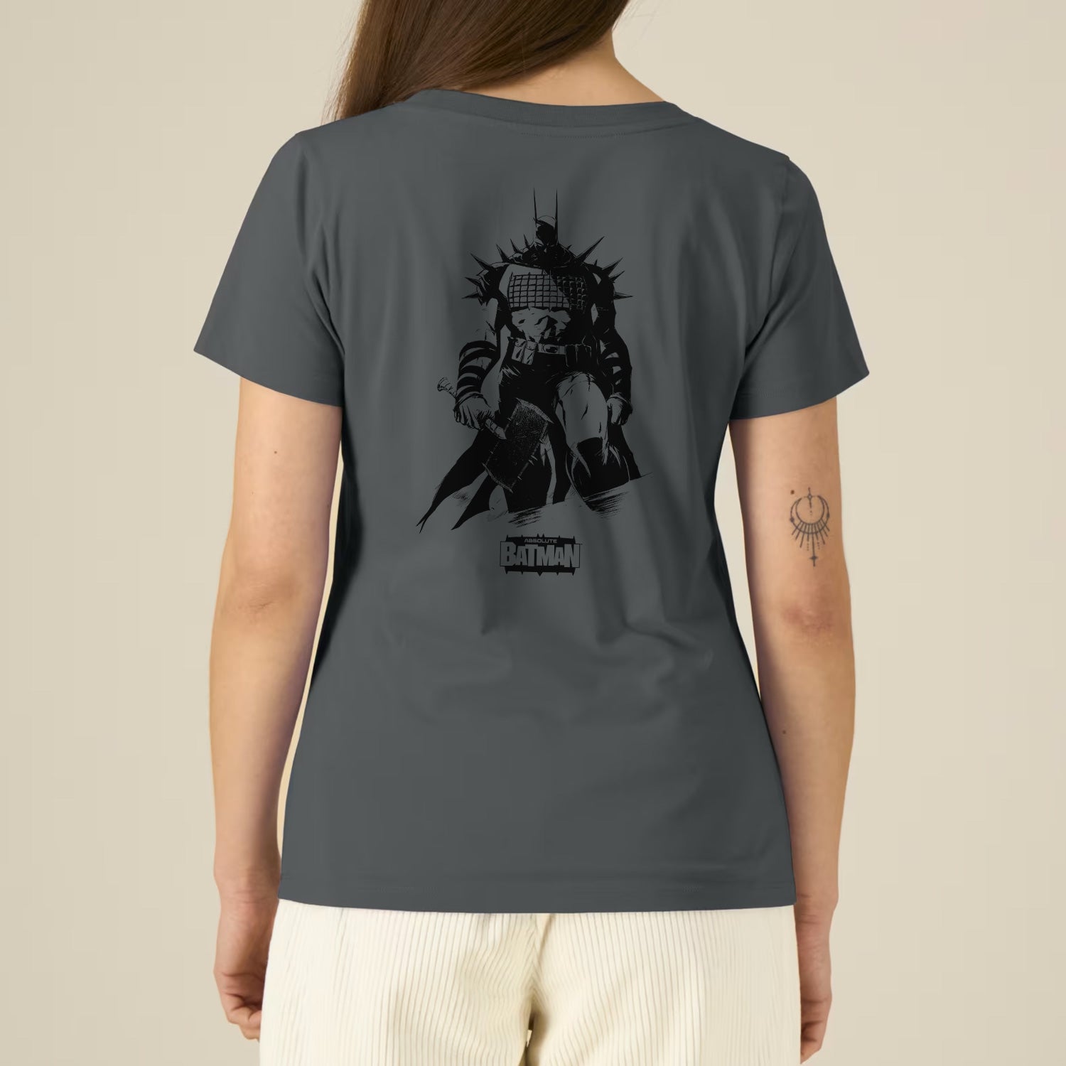 Absolute Batman Chest Emblem Ladies T - shirt