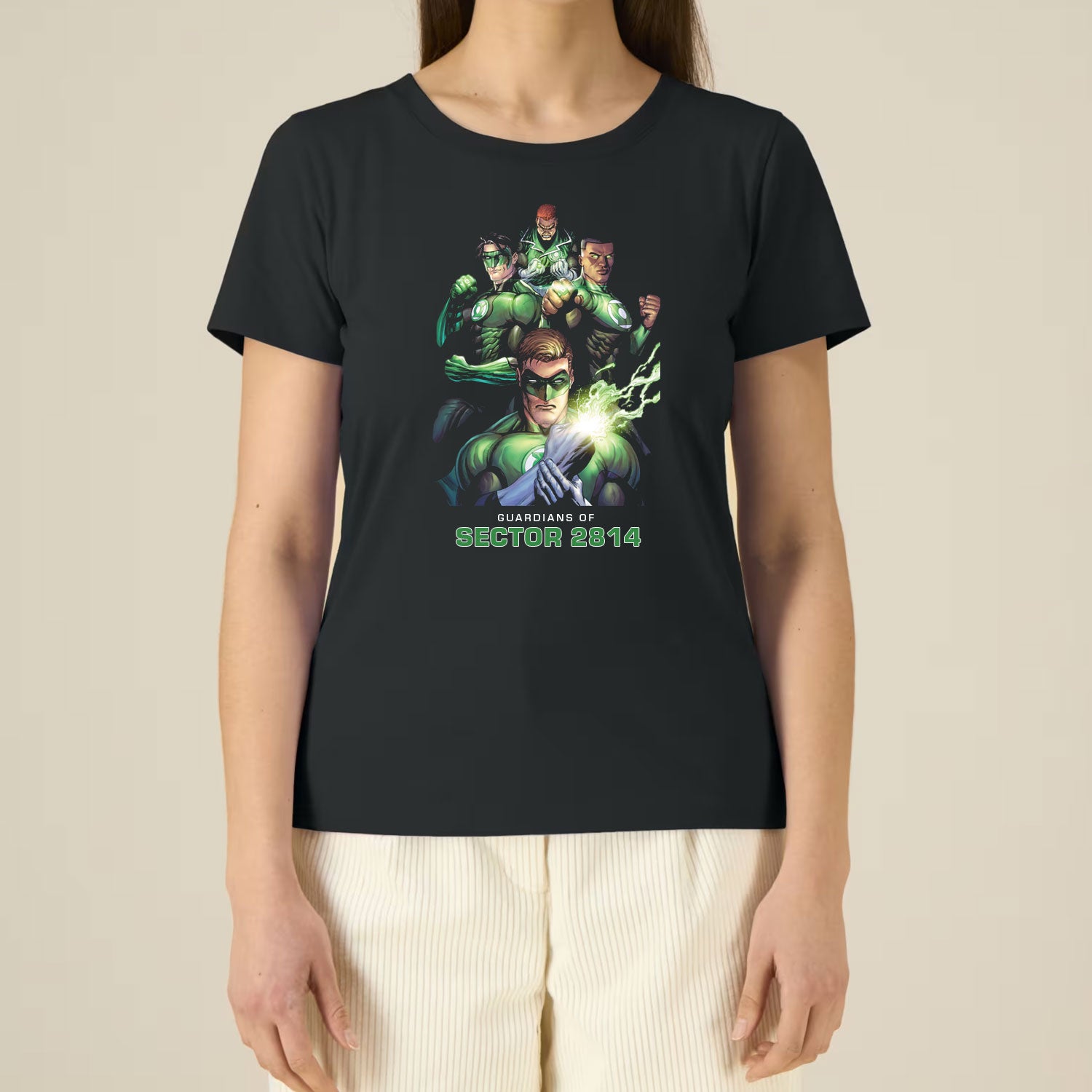 Green Lantern Group Shot Women's T-Shirt EV-DC Comics