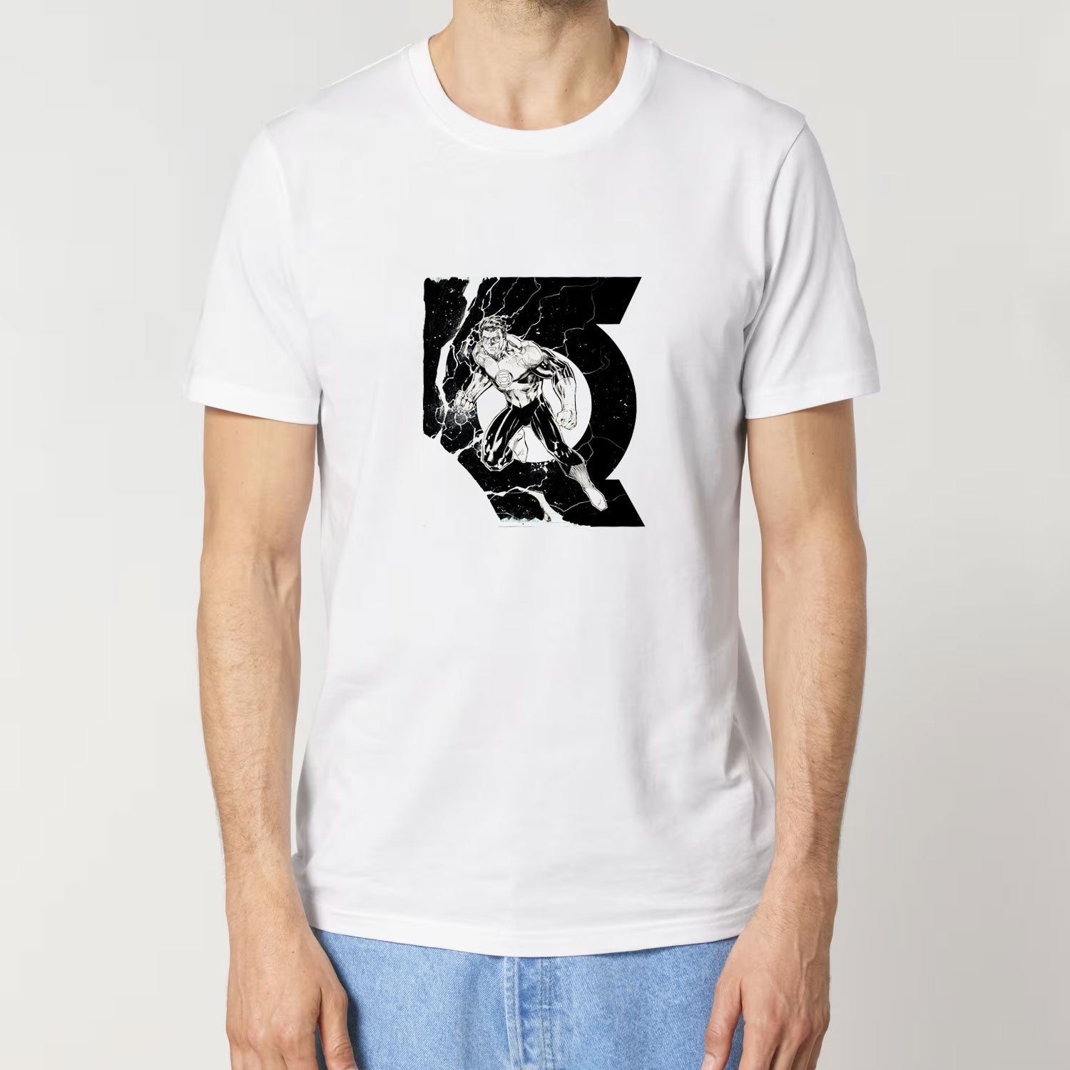 Green Lantern Hal Jordan Jim Lee Print Unisex T-Shirt EV-DC Comics