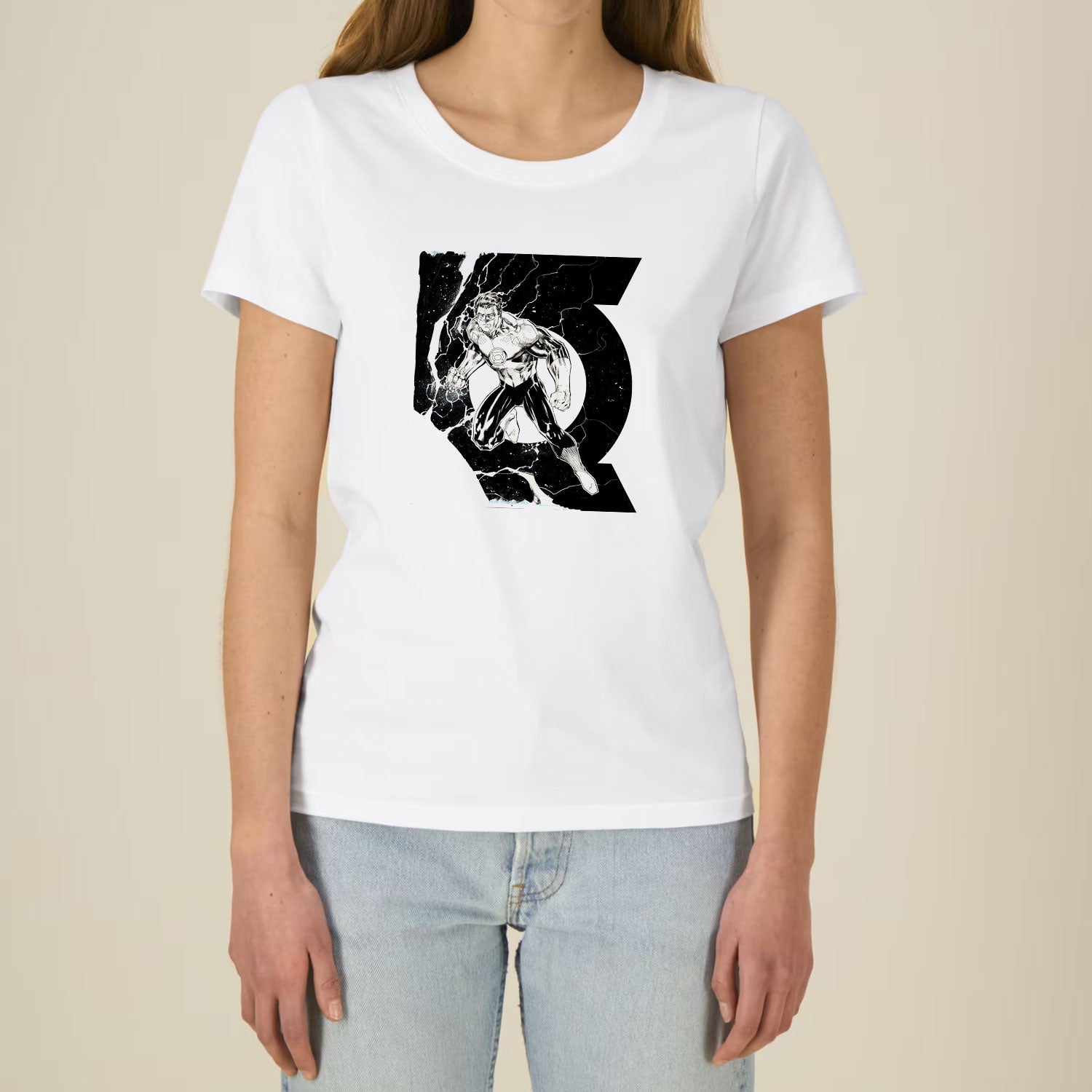 Green Lantern Hal Jordan Jim Lee Print Unisex T-Shirt EV-DC Comics