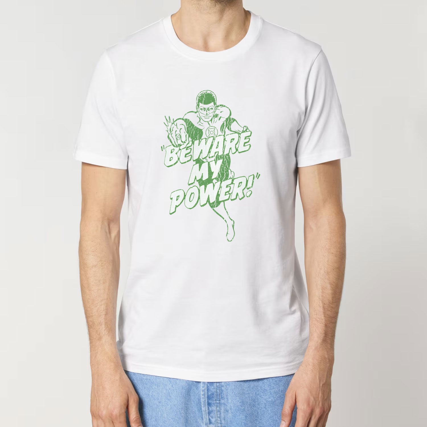 Green Lantern John Stewart Beware My Power Unisex T-Shirt EV-DC Comics