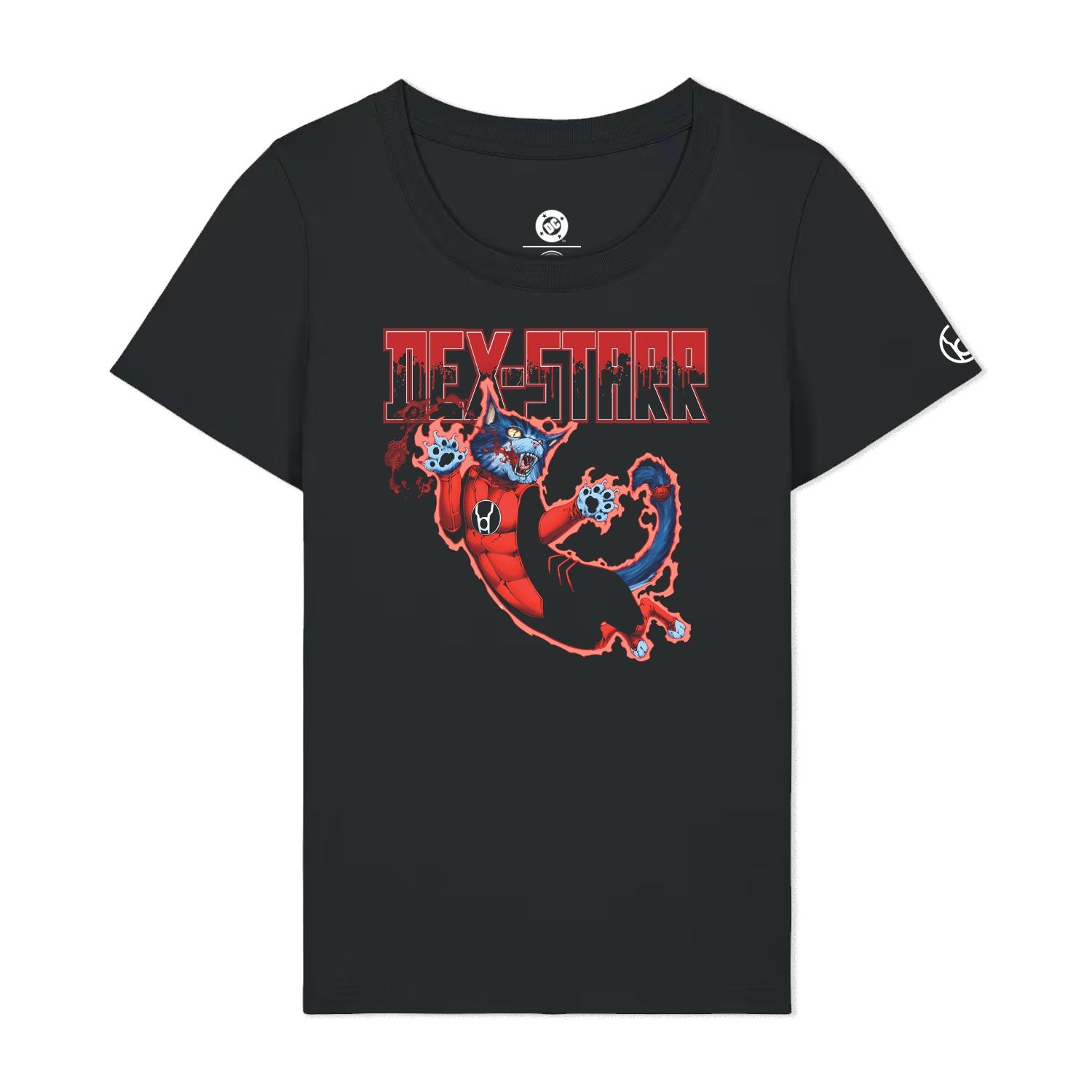 Red Lanterns Dex-Starr Hero Ladies T-shirt EV-DC Comics