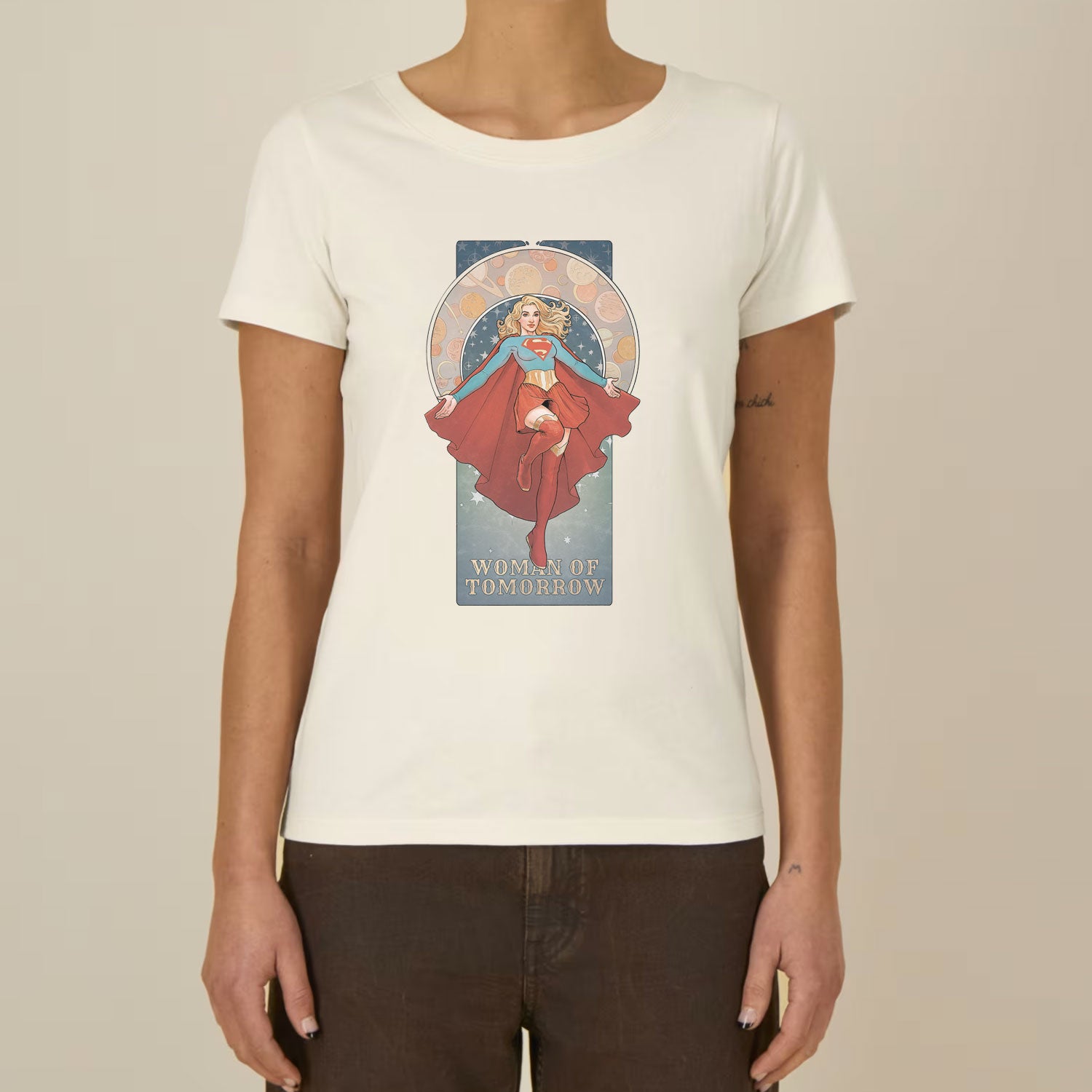 Supergirl Art Nouveau Women's T-Shirt