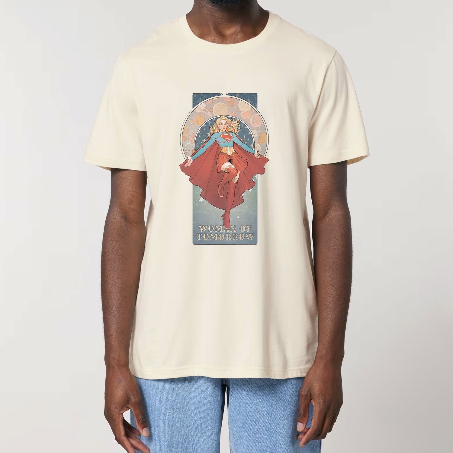 Supergirl Art Nouveau Unisex T-Shirt