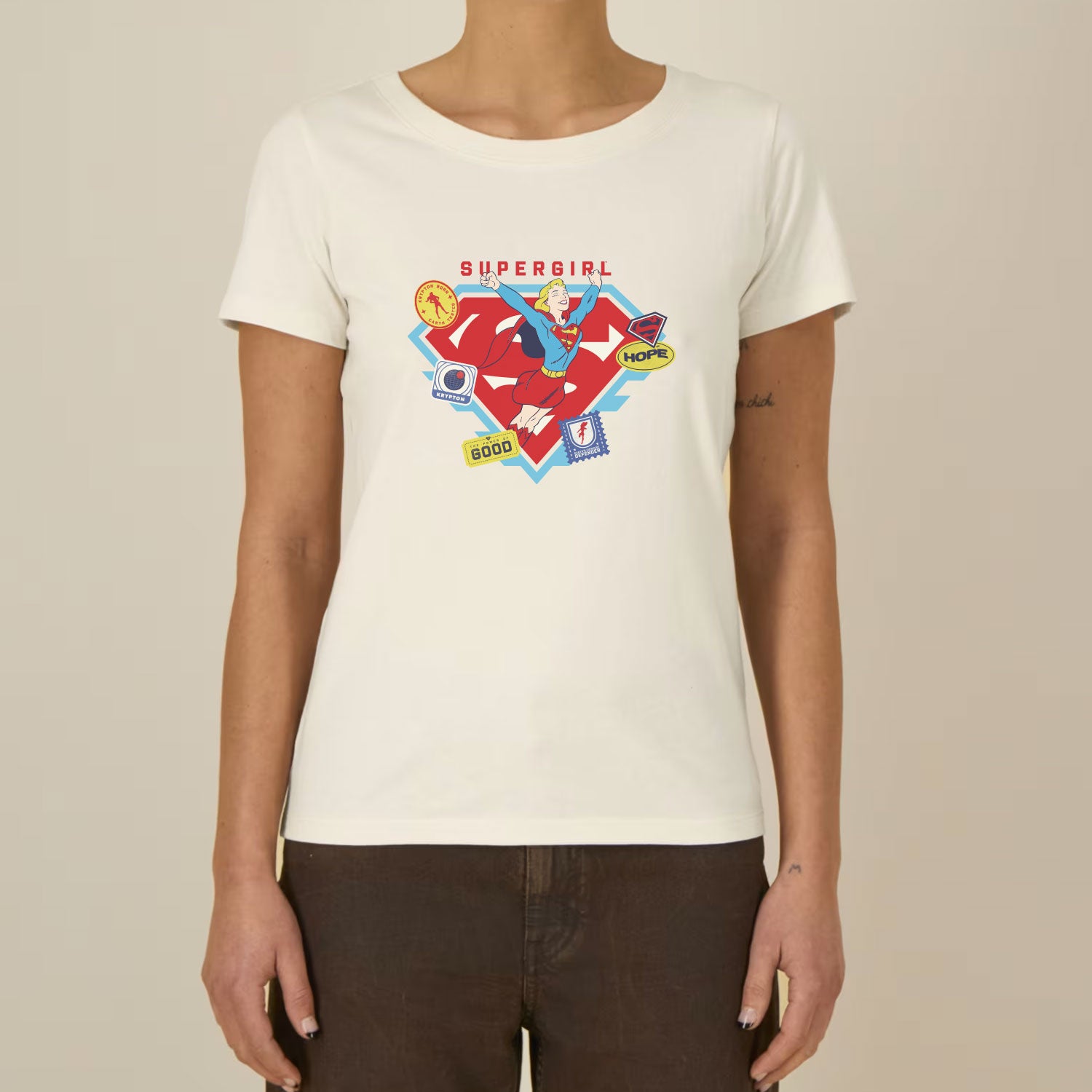 Supergirl Badges Women's T-Shirt