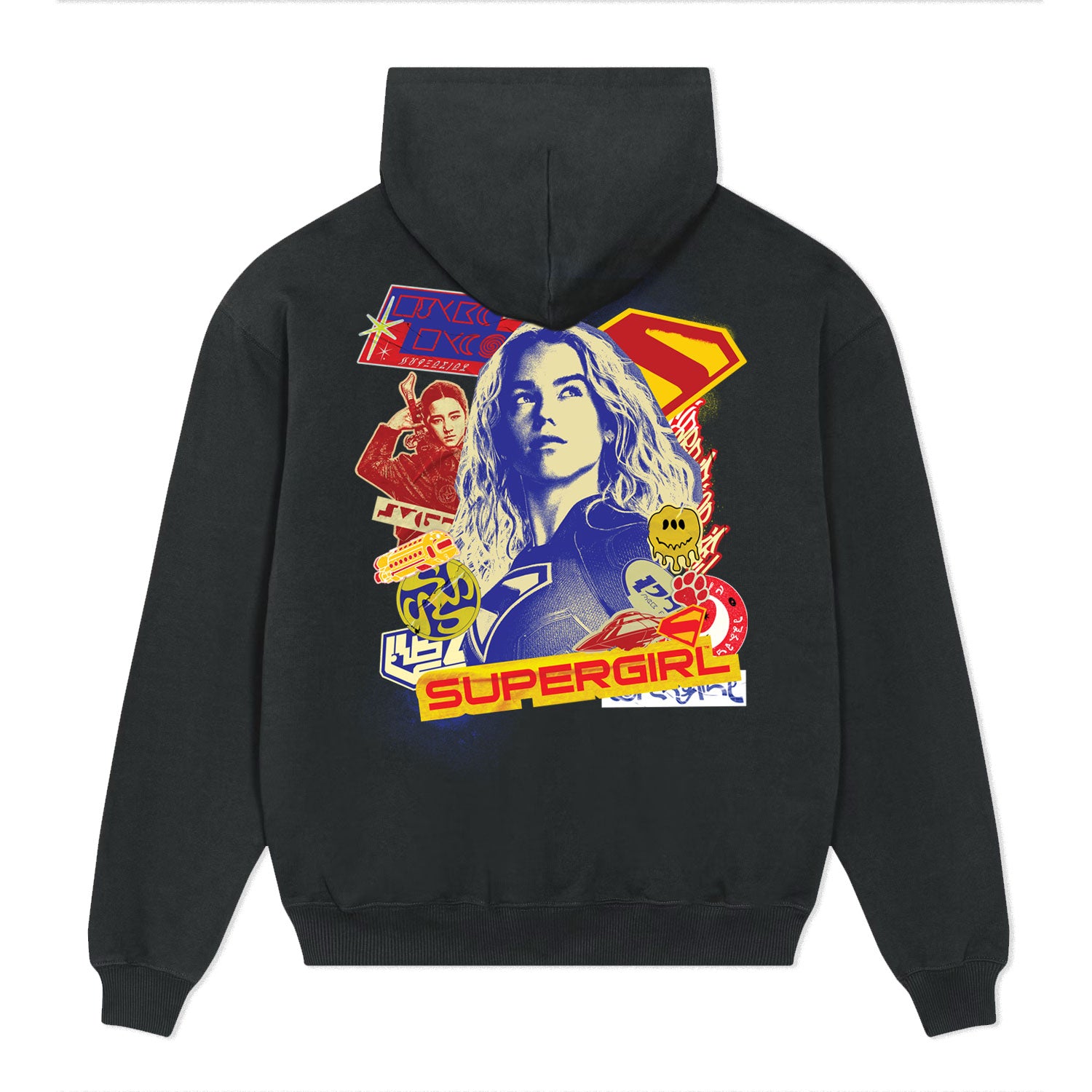 Supergirl (2026) Supergirl Stickers Oversized Unisex Hoodie
