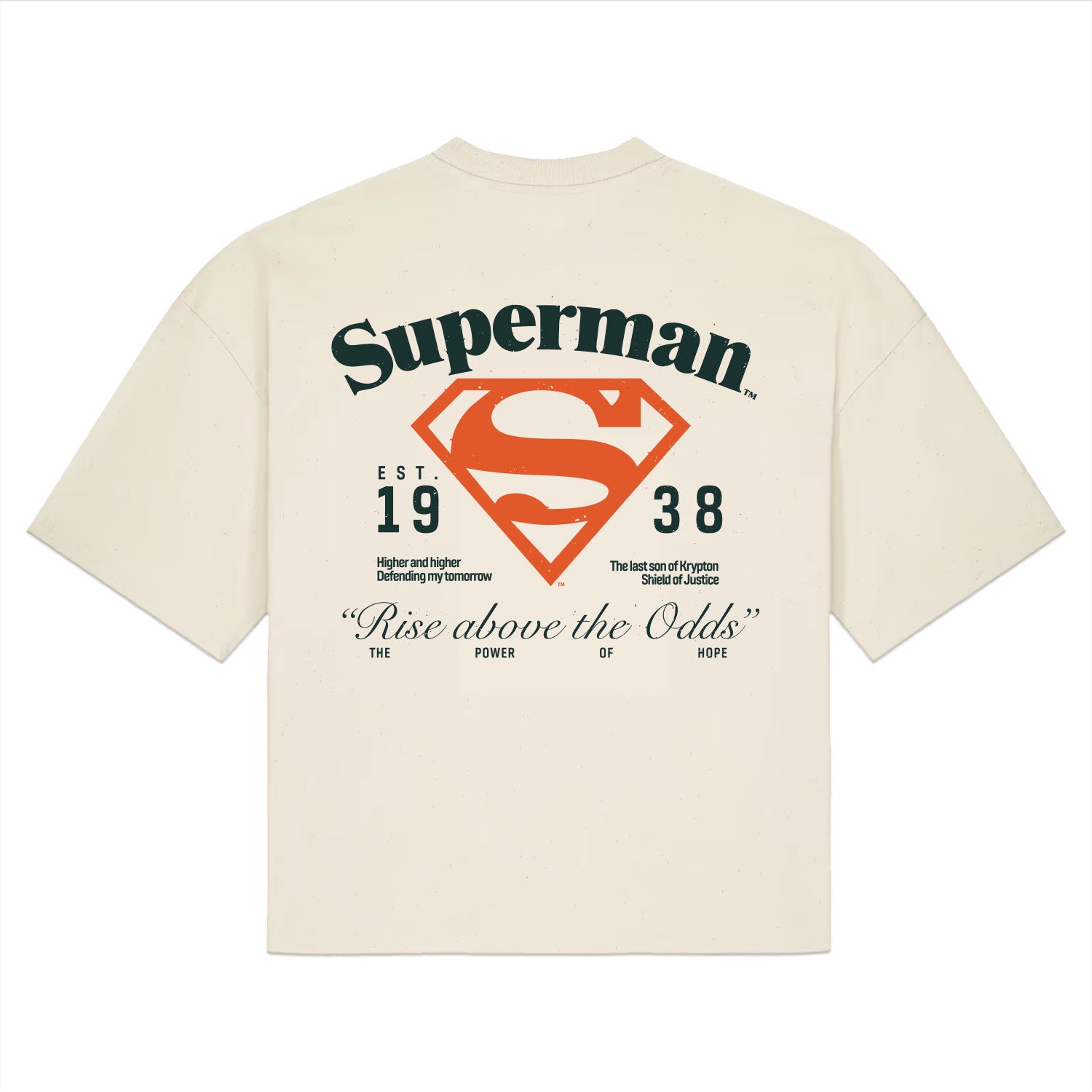 Superman Rise Above Unisex Boxy T-Shirt