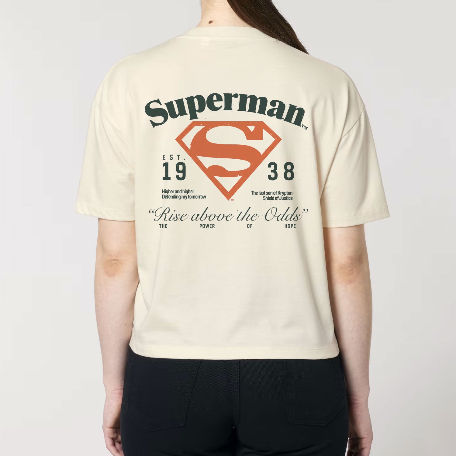 Superman Rise Above Women's Boxy T-Shirt