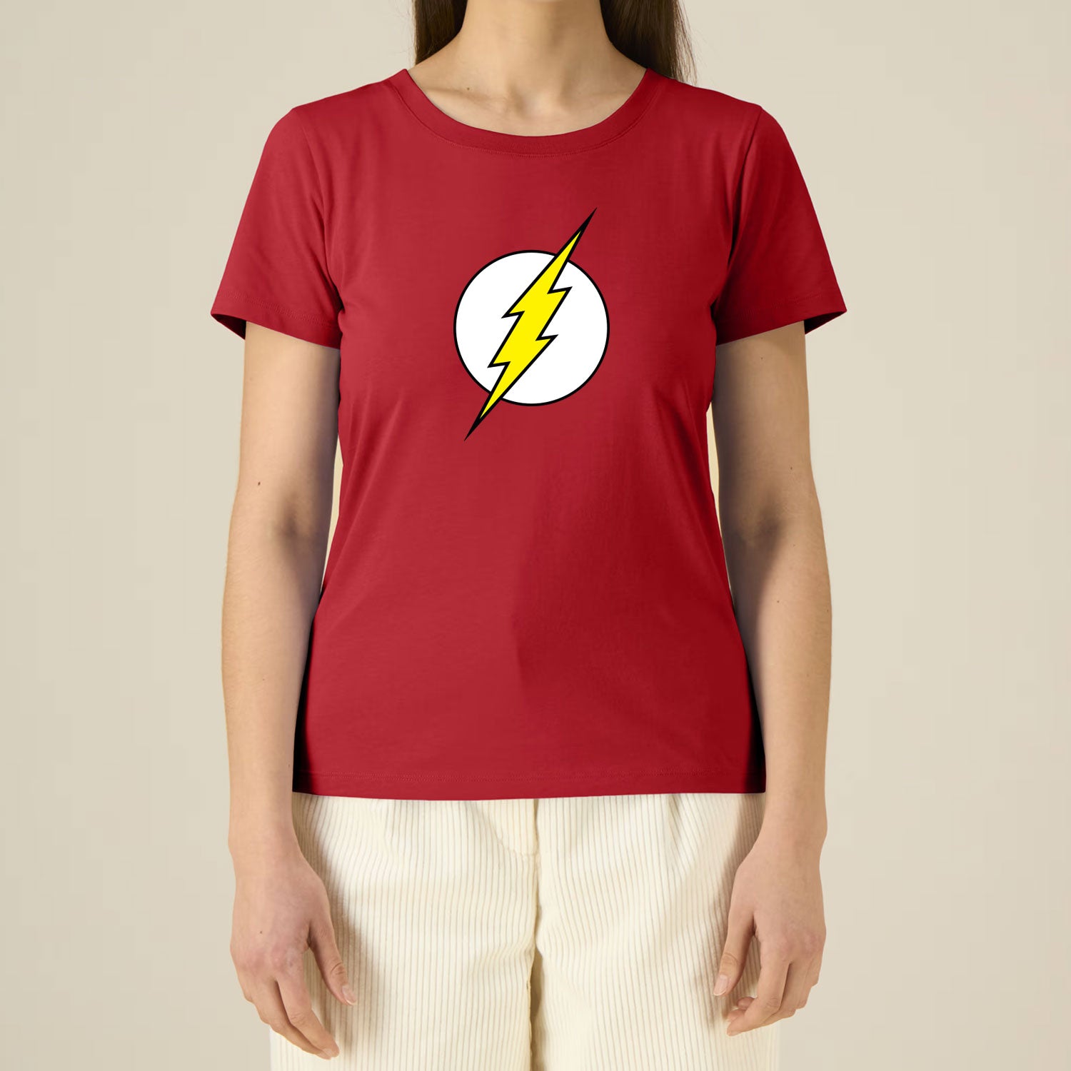 The Flash Classic Emblem Women's T-Shirt EV-DC Comics