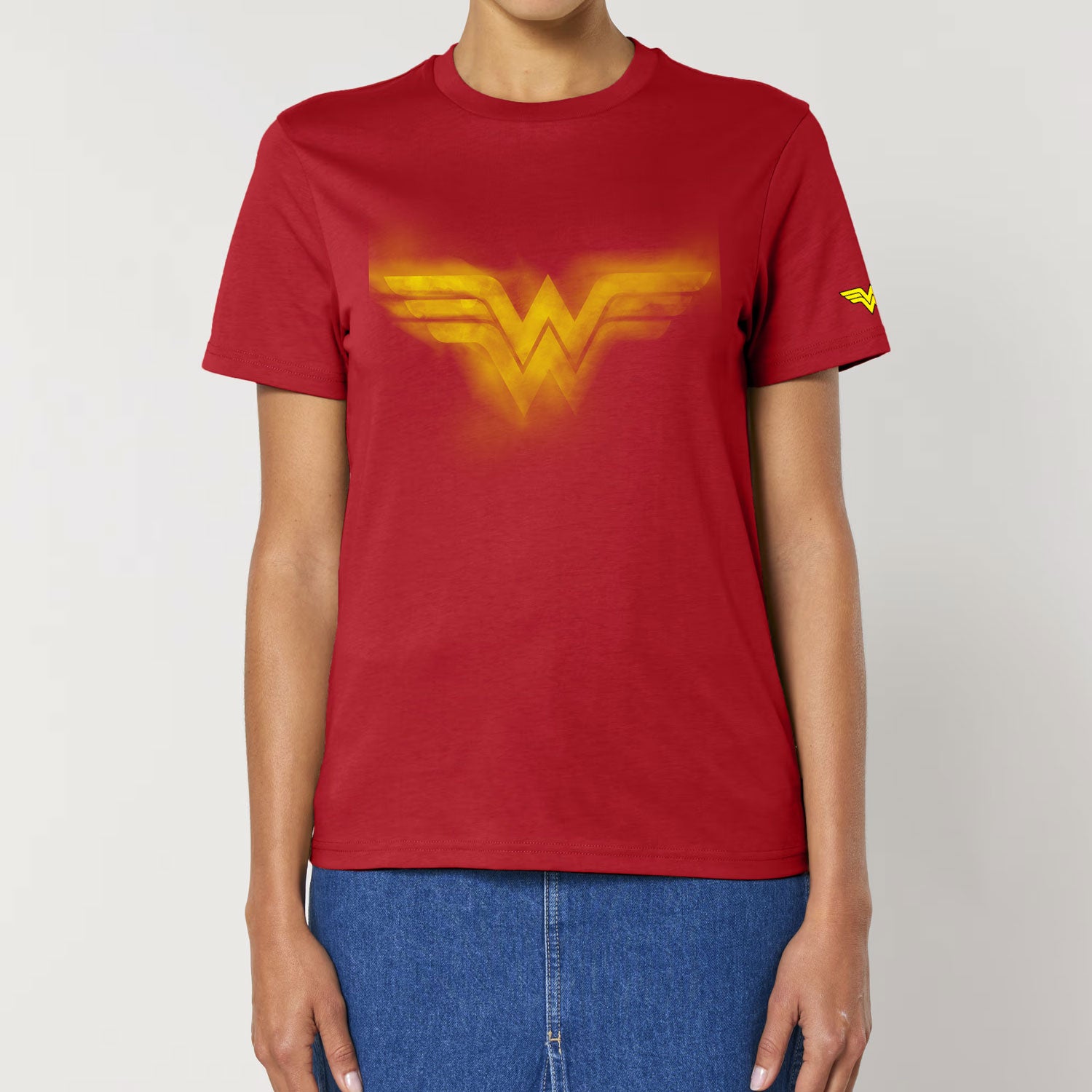 Wonder Woman Ghost Emblem Unisex T-Shirt EV-DC Comics