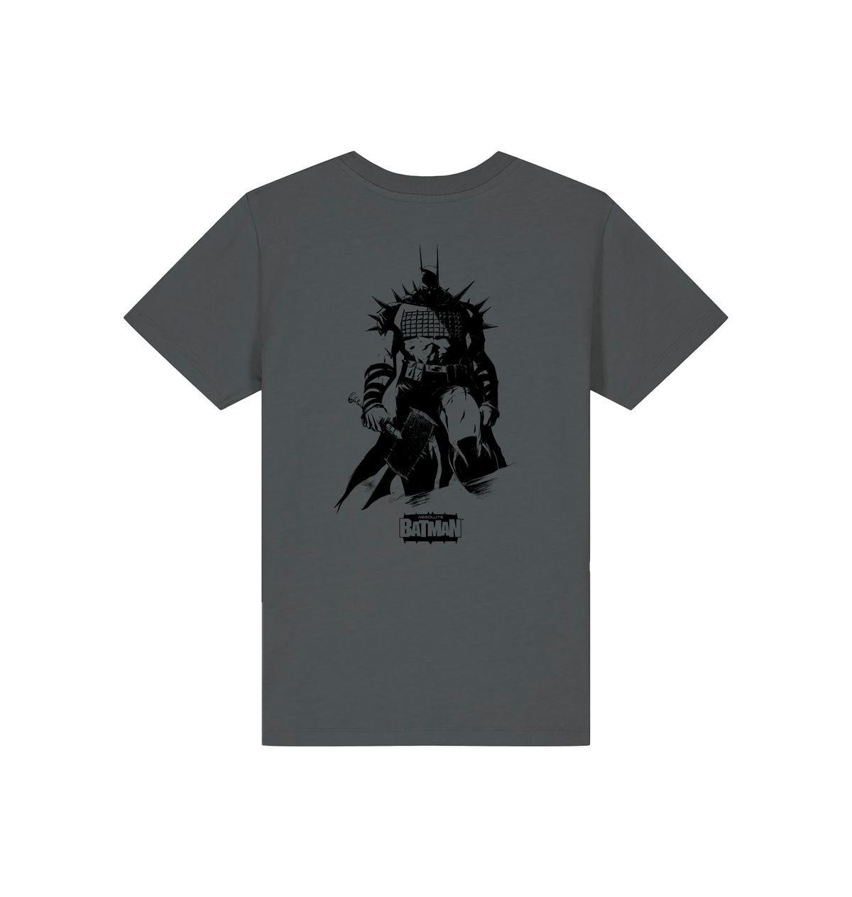 Anthracite Printed Kids T-Shirt Back