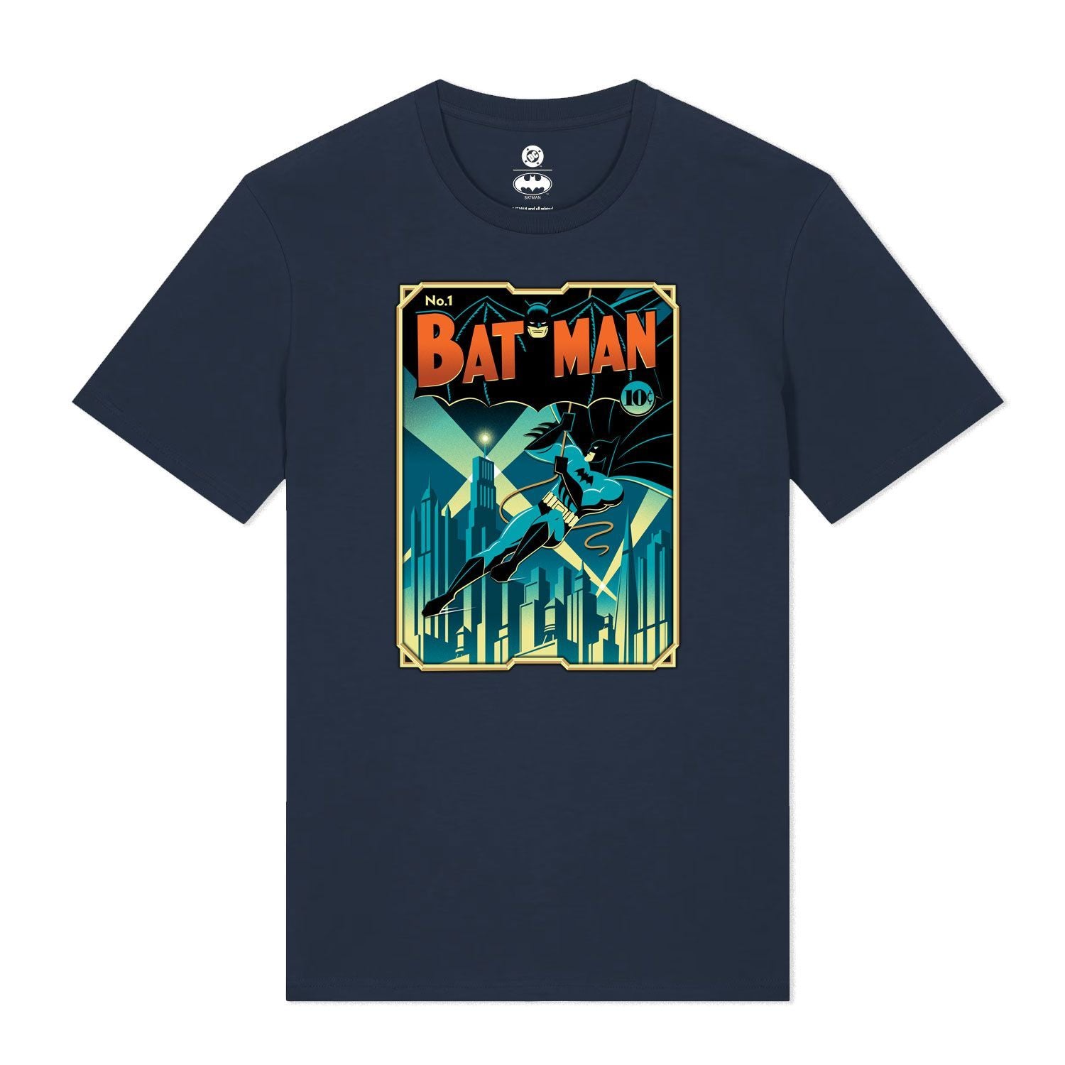 French Navy Printed T-shirt Front