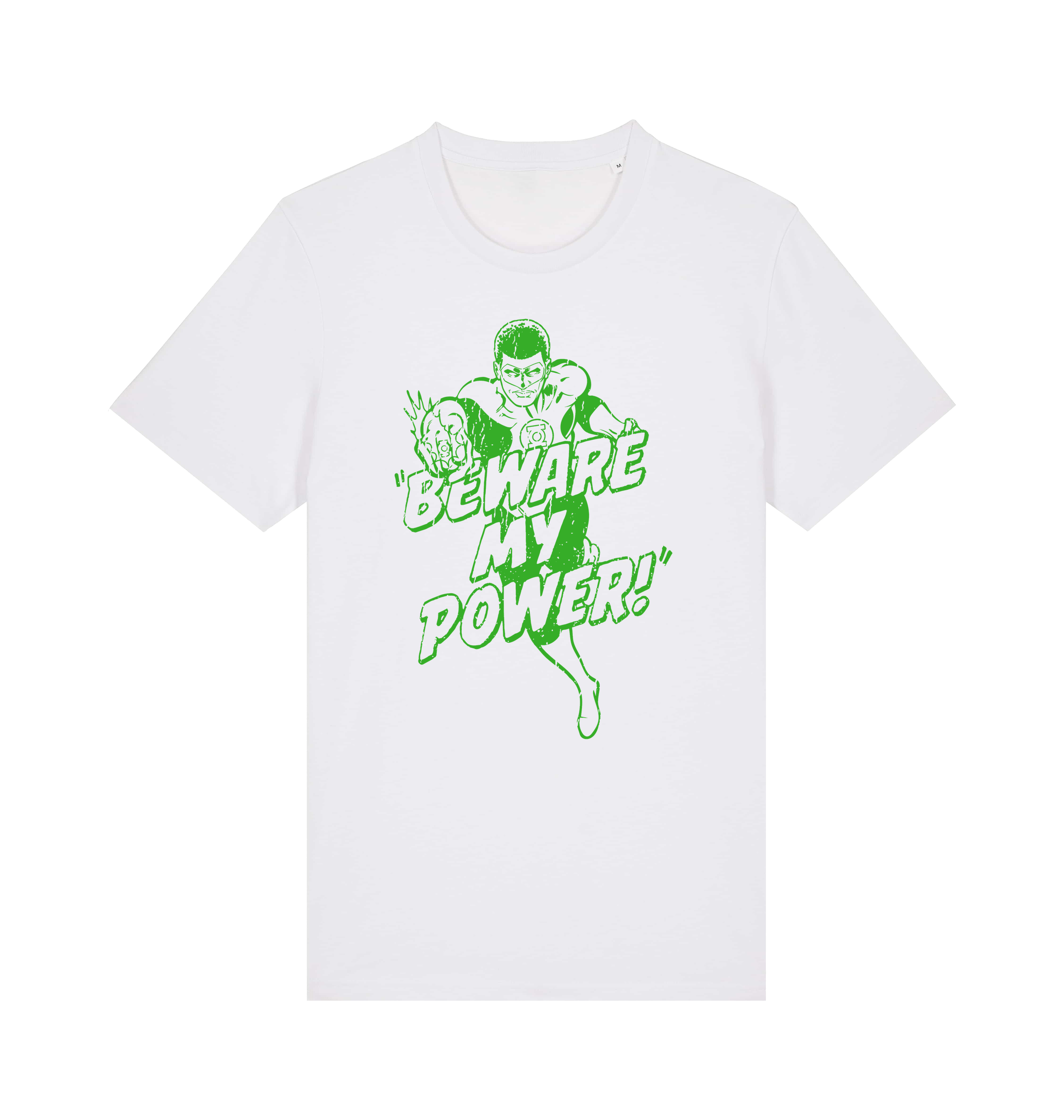 White Printed T-shirt Front