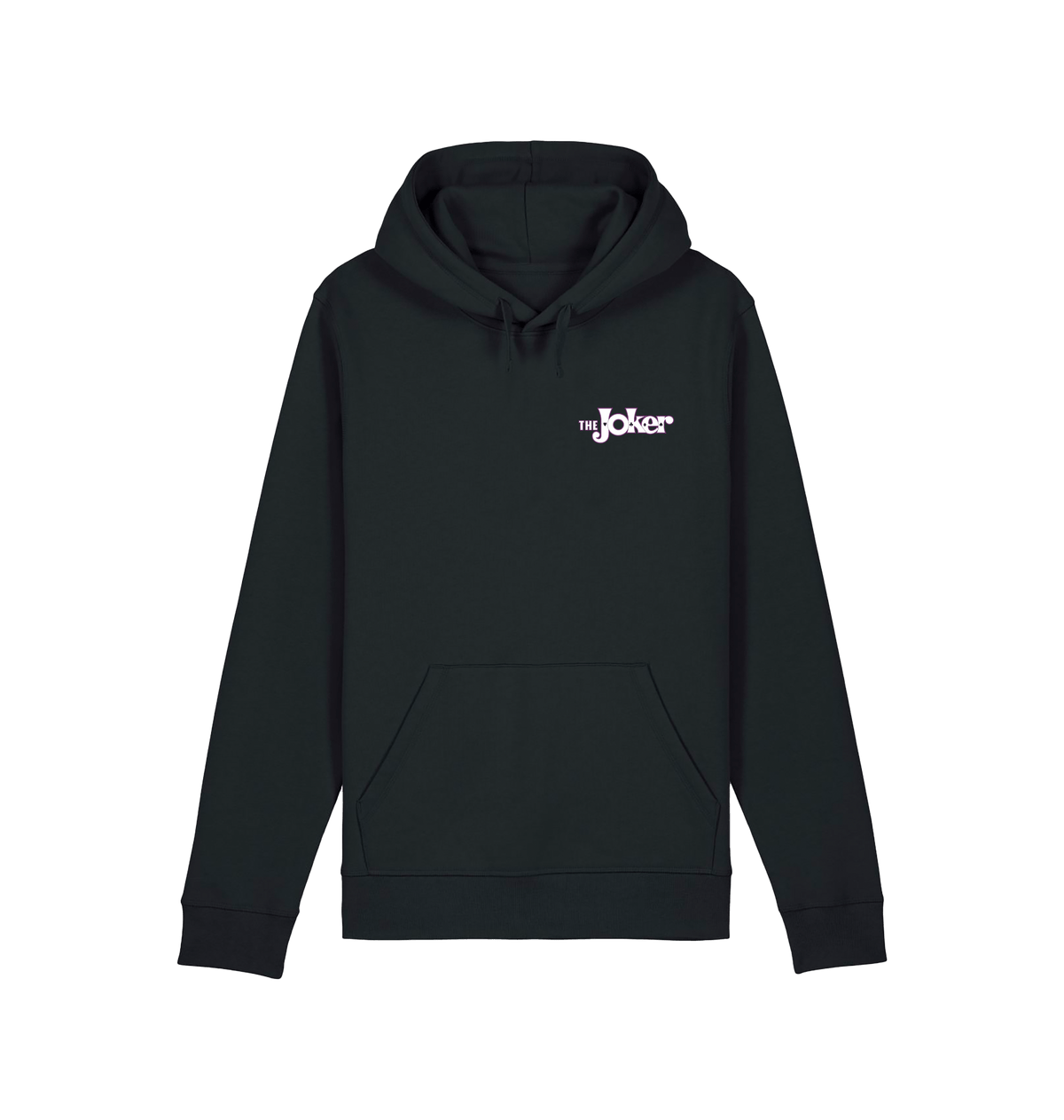 Black Printed Hoody Front