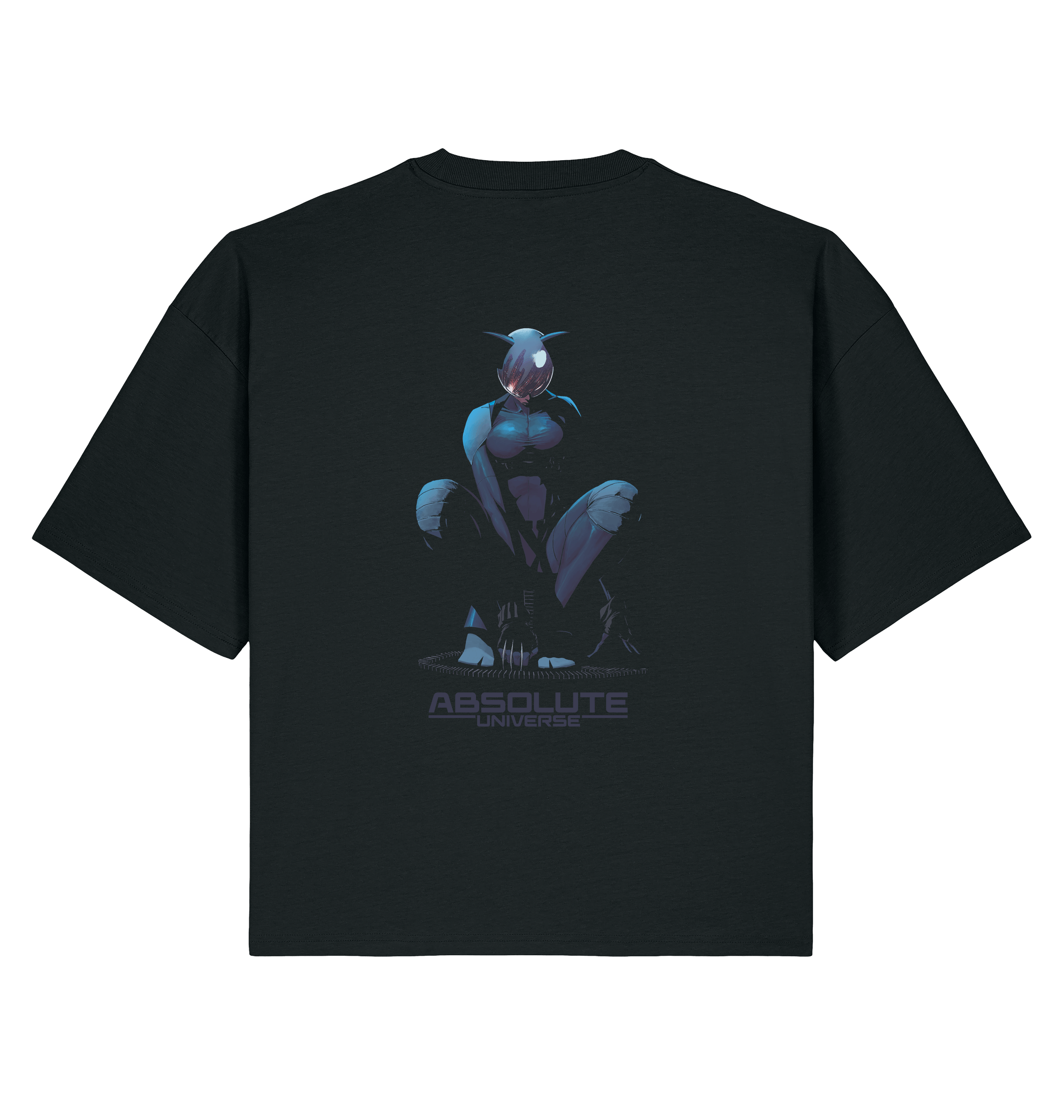 Black Printed T-shirt Back