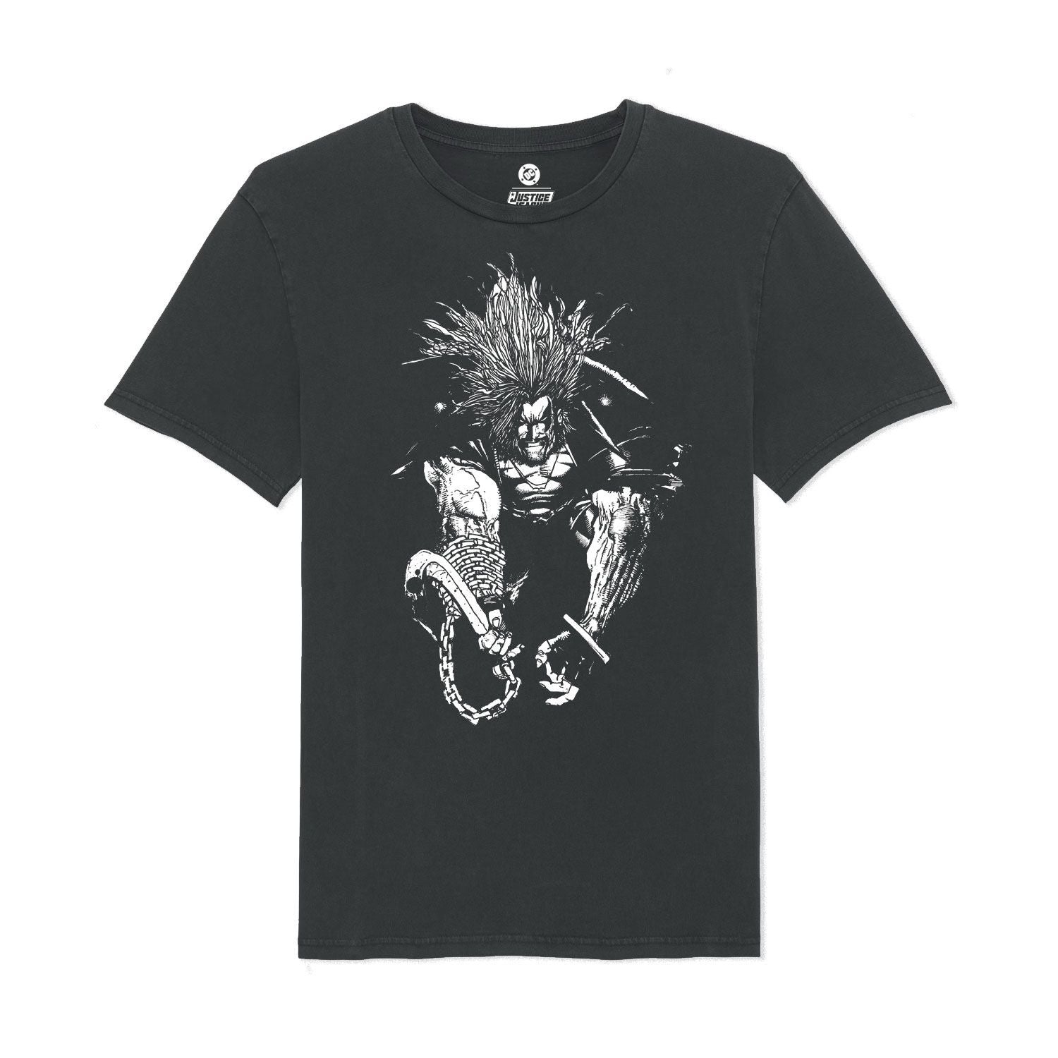 Dyed Black Rock Printed T-shirt Front