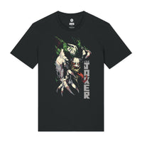 Black Printed T-shirt Front